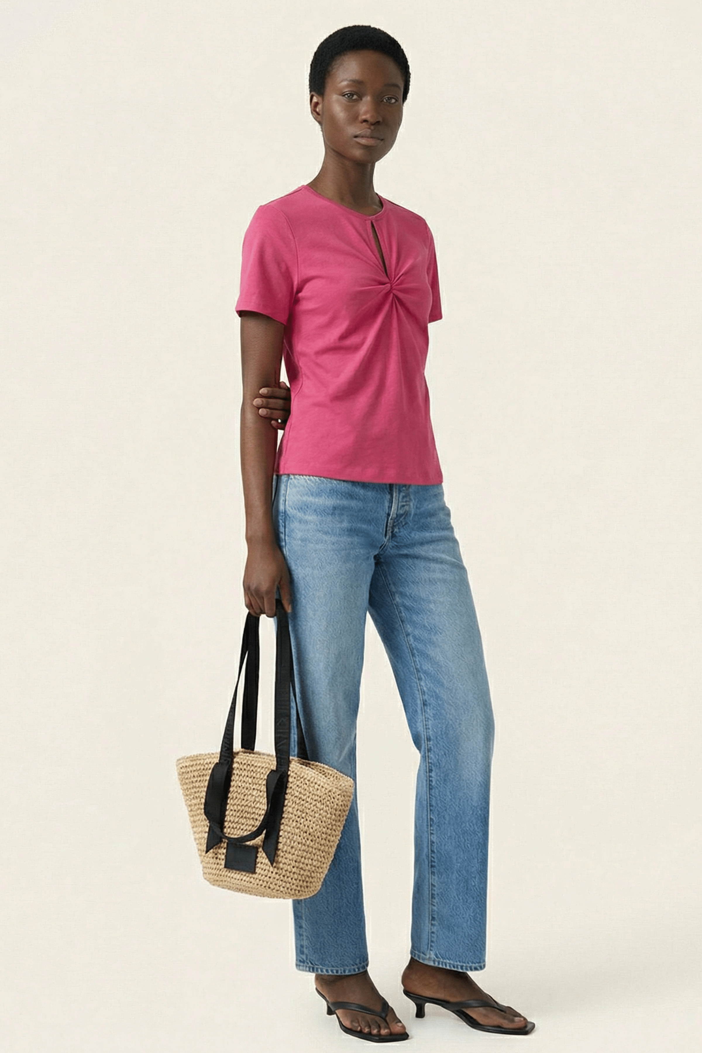 Camiseta fucsia lagrima con fruncido Lolitas&L - lolitasyl.com