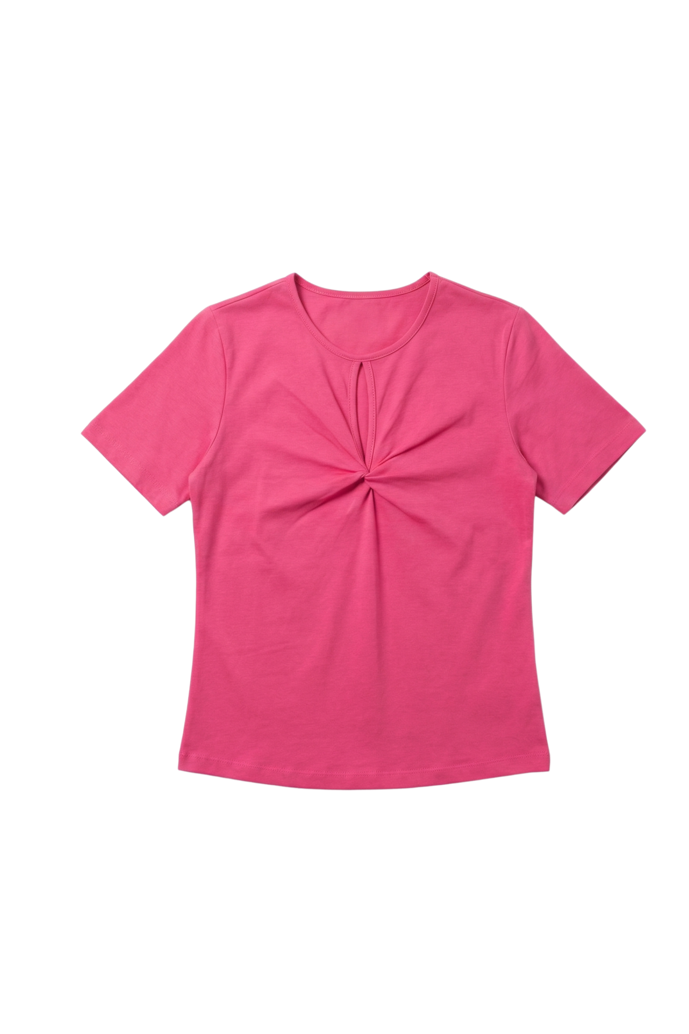 Camiseta fucsia lagrima con fruncido Lolitas&L
