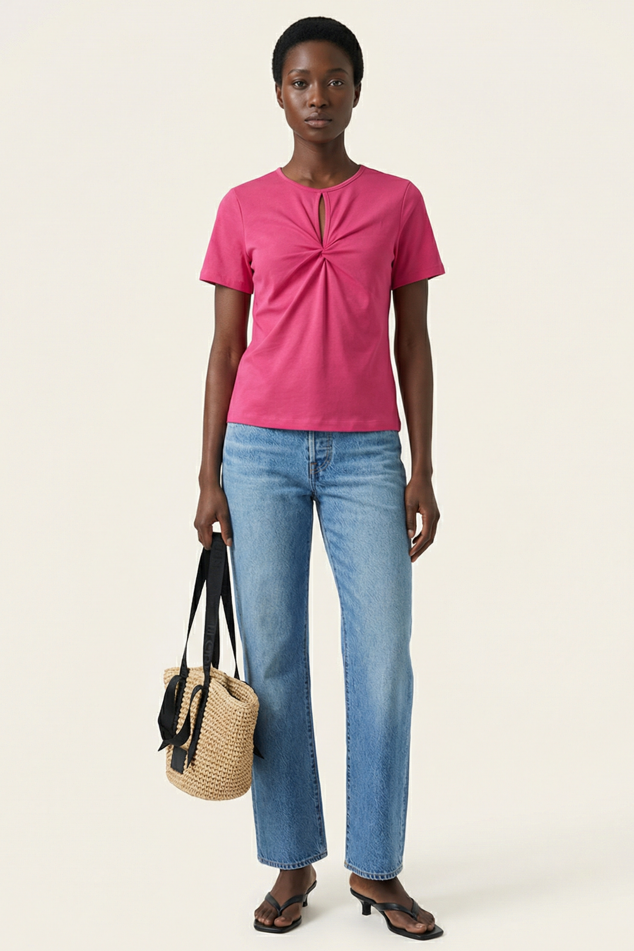 Camiseta fucsia lagrima con fruncido Lolitas&L