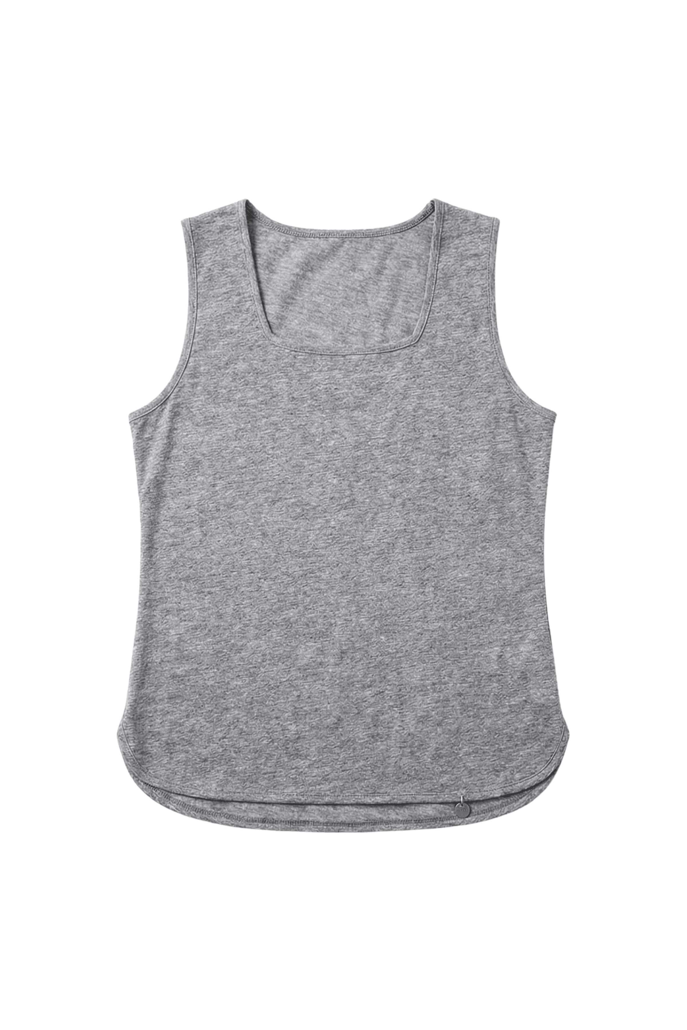 Camiseta gris basica tirantes con escote cuadrado Lolitas&L - lolitasyl.com