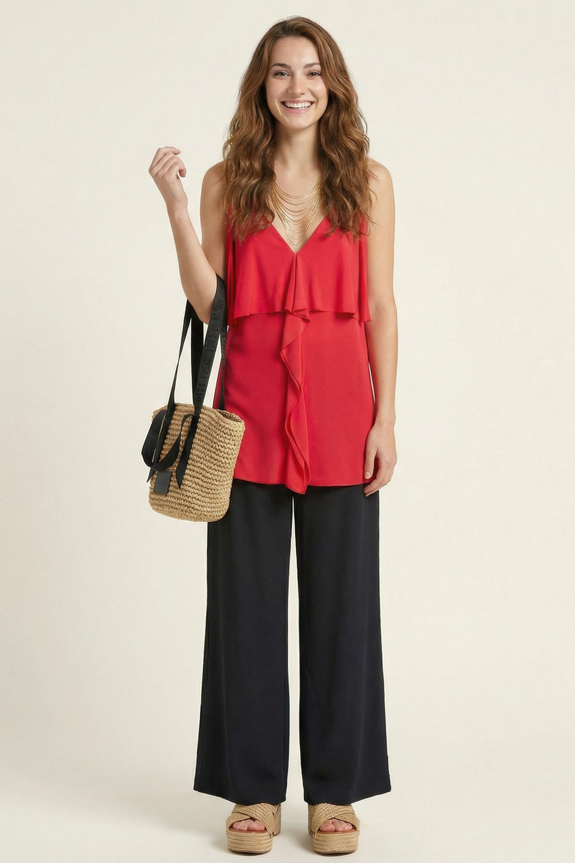 Camiseta lampone tirantes con chorrear en el delantero LolitasyL