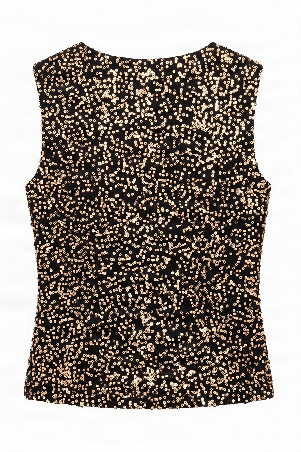 Camiseta lentejuelas dorada sin mangas Lolitas&L