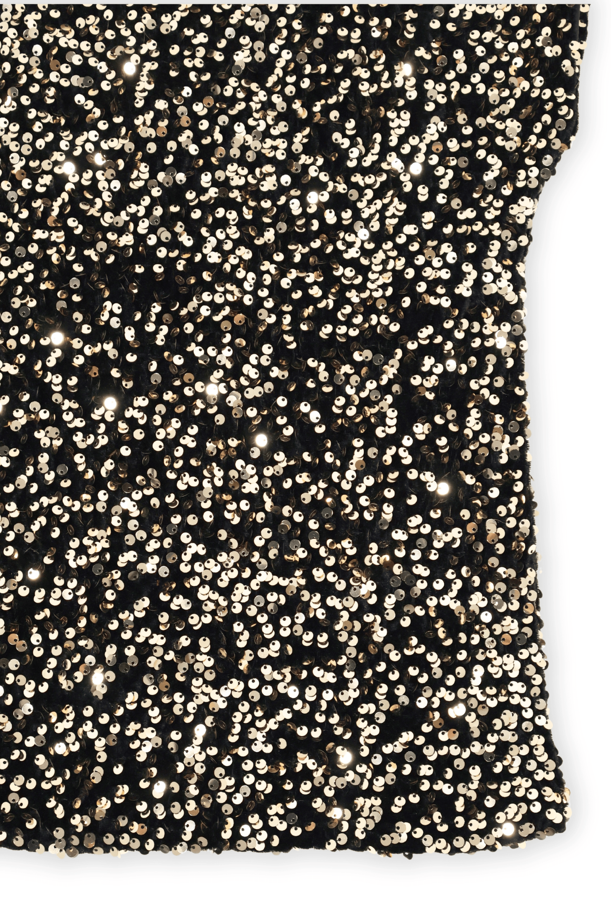 Camiseta lentejuelas ocre mini manga Lolitas&L - lolitasyl.com