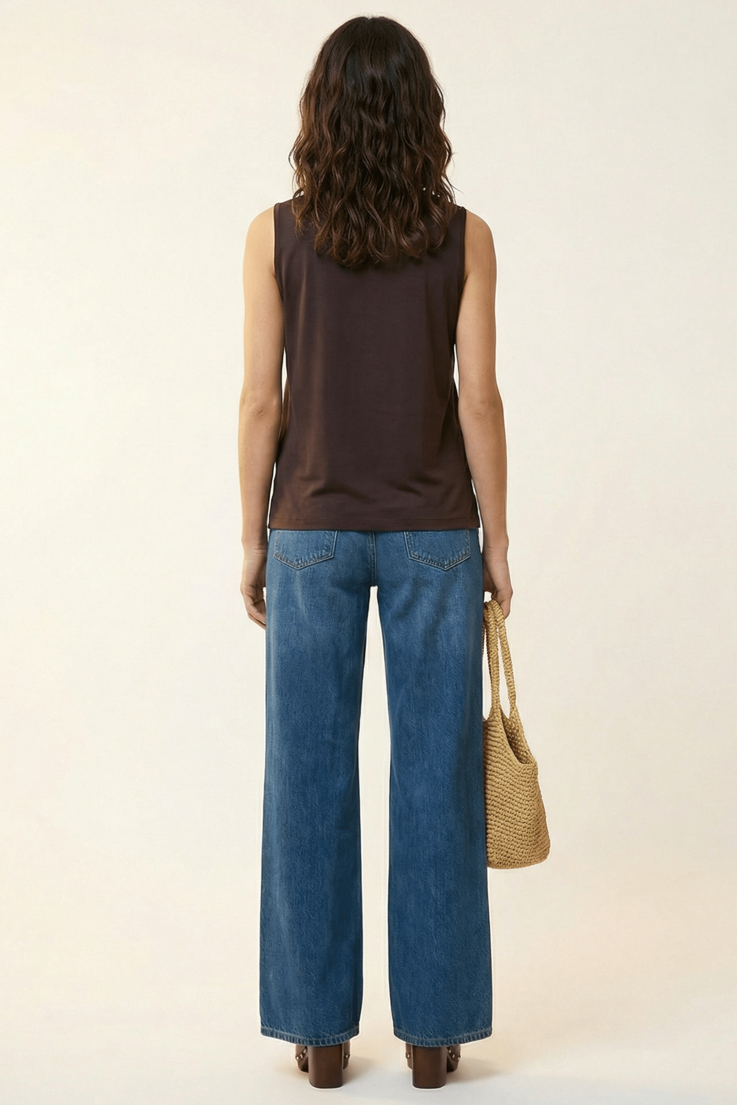 Camiseta marron estampado girafa sin mangas Lolitas&L - lolitasyl.com