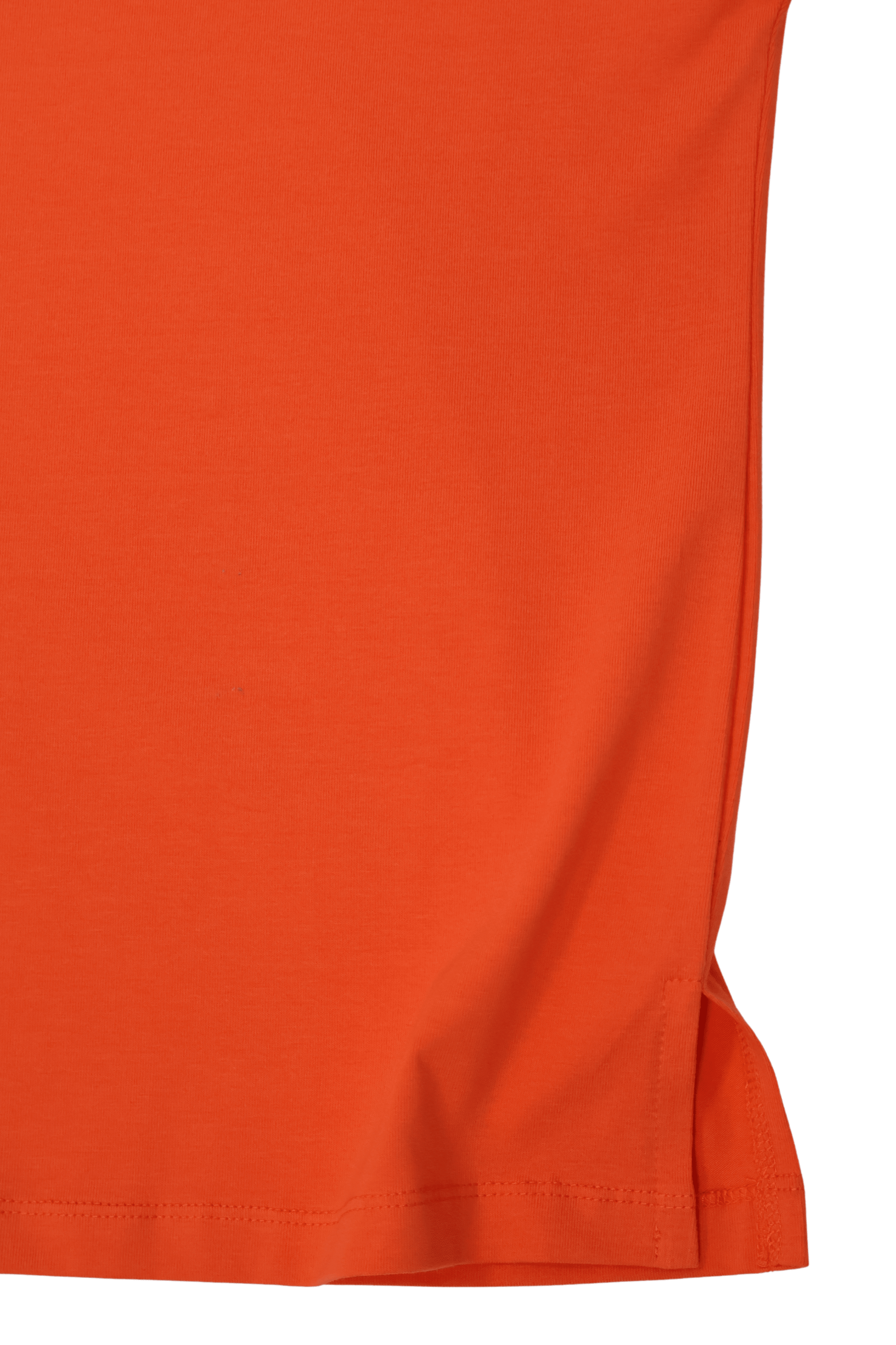 Camiseta naranja cuello polo con strass de manga corta Lolitas&L - lolitasyl.com