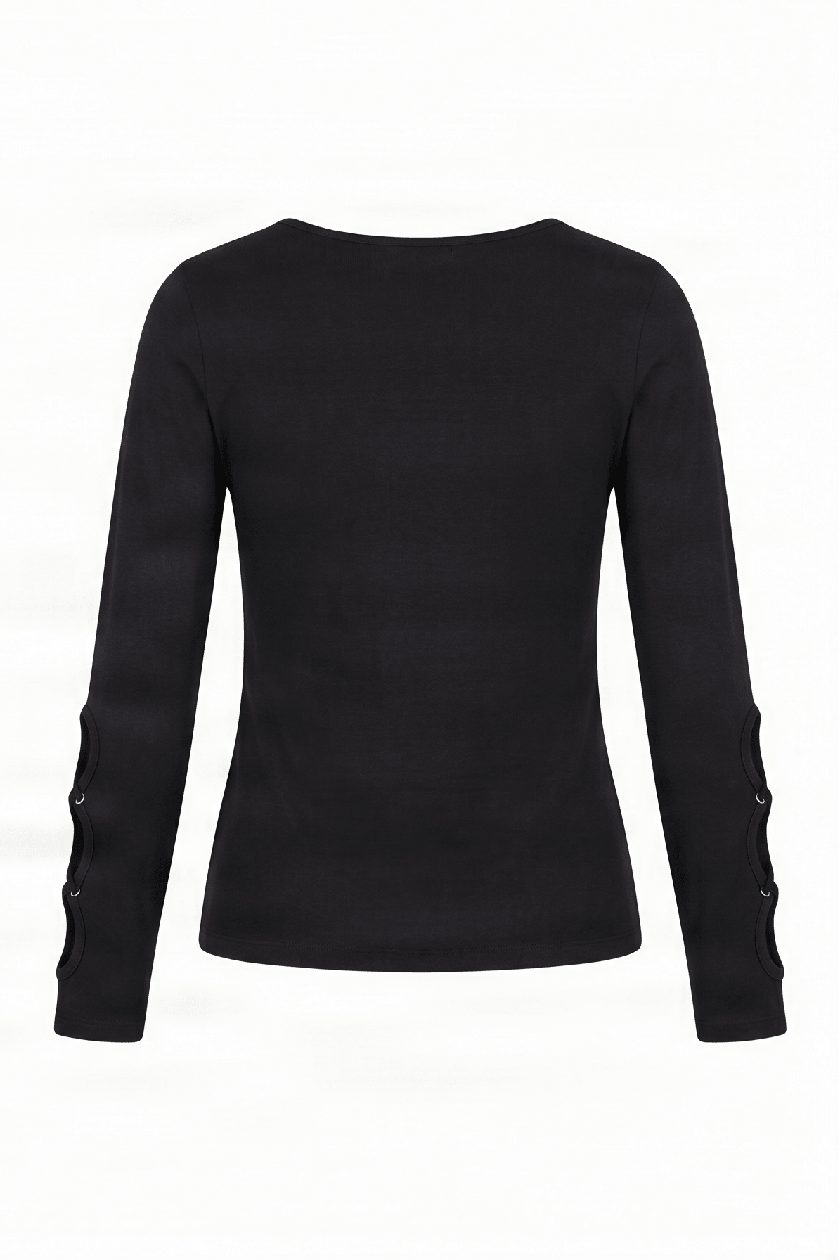 Camiseta negra aberturas en mangas Lolitas&L - lolitasyl.com