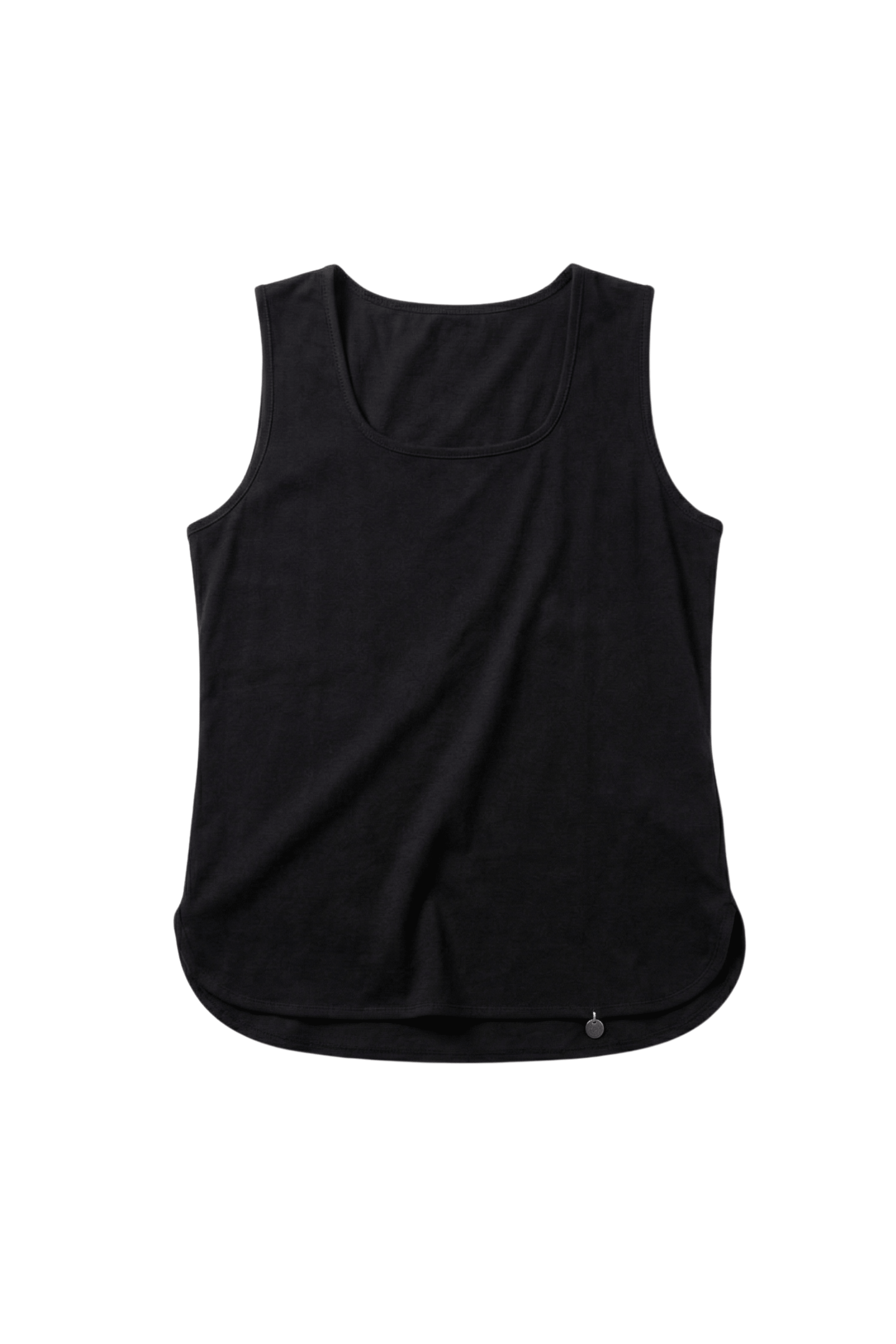 Camiseta negra basica tirantes con escote cuadrado Lolitas&L - lolitasyl.com
