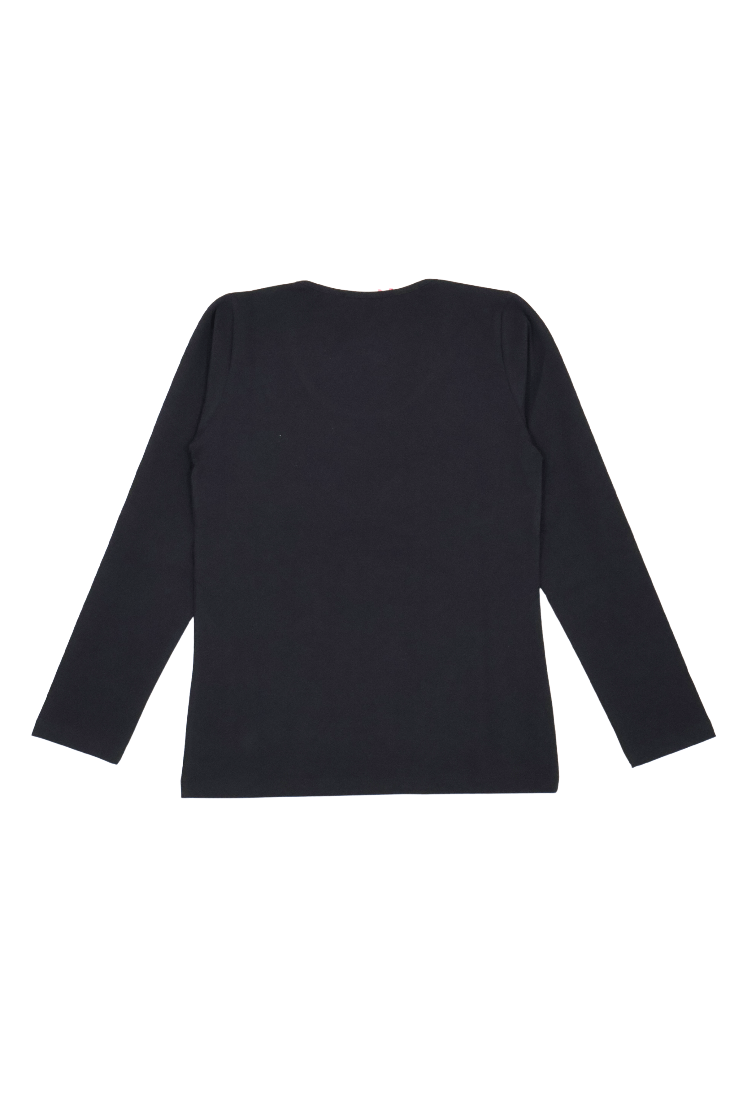 Camiseta negra bordado bailarinas strass con manga larga Lolitas&L - lolitasyl.com