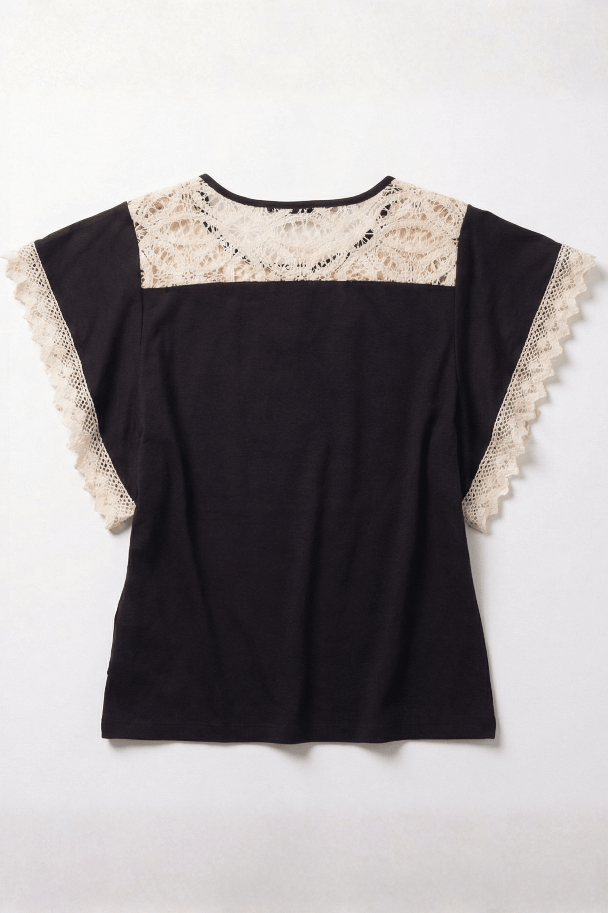 Camiseta negra bordado grogre en delantero y mangas Lolitas&L - lolitasyl.com