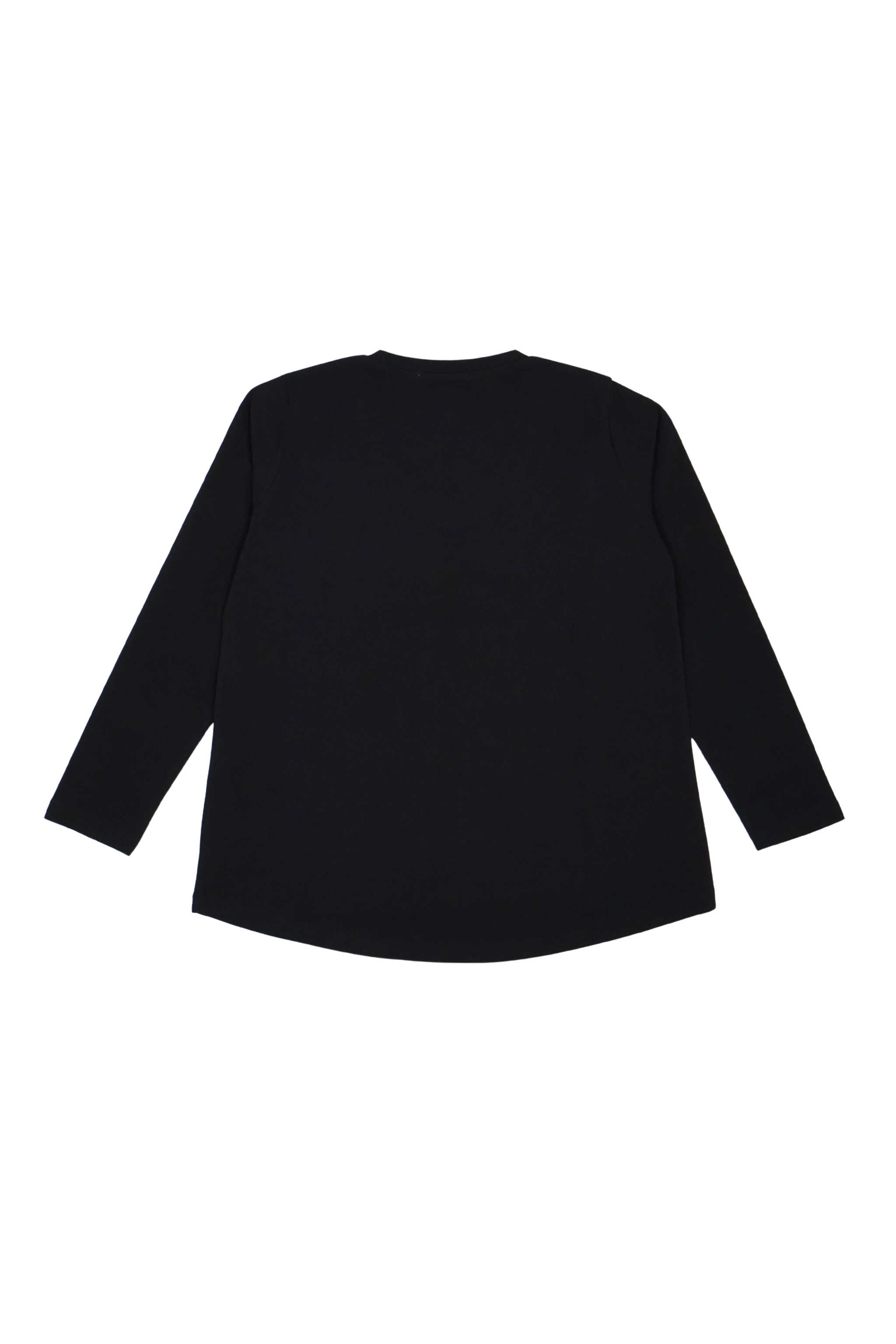 Camiseta negra con bolsito de flecos marron manga larga Lolitas&L - lolitasyl.com