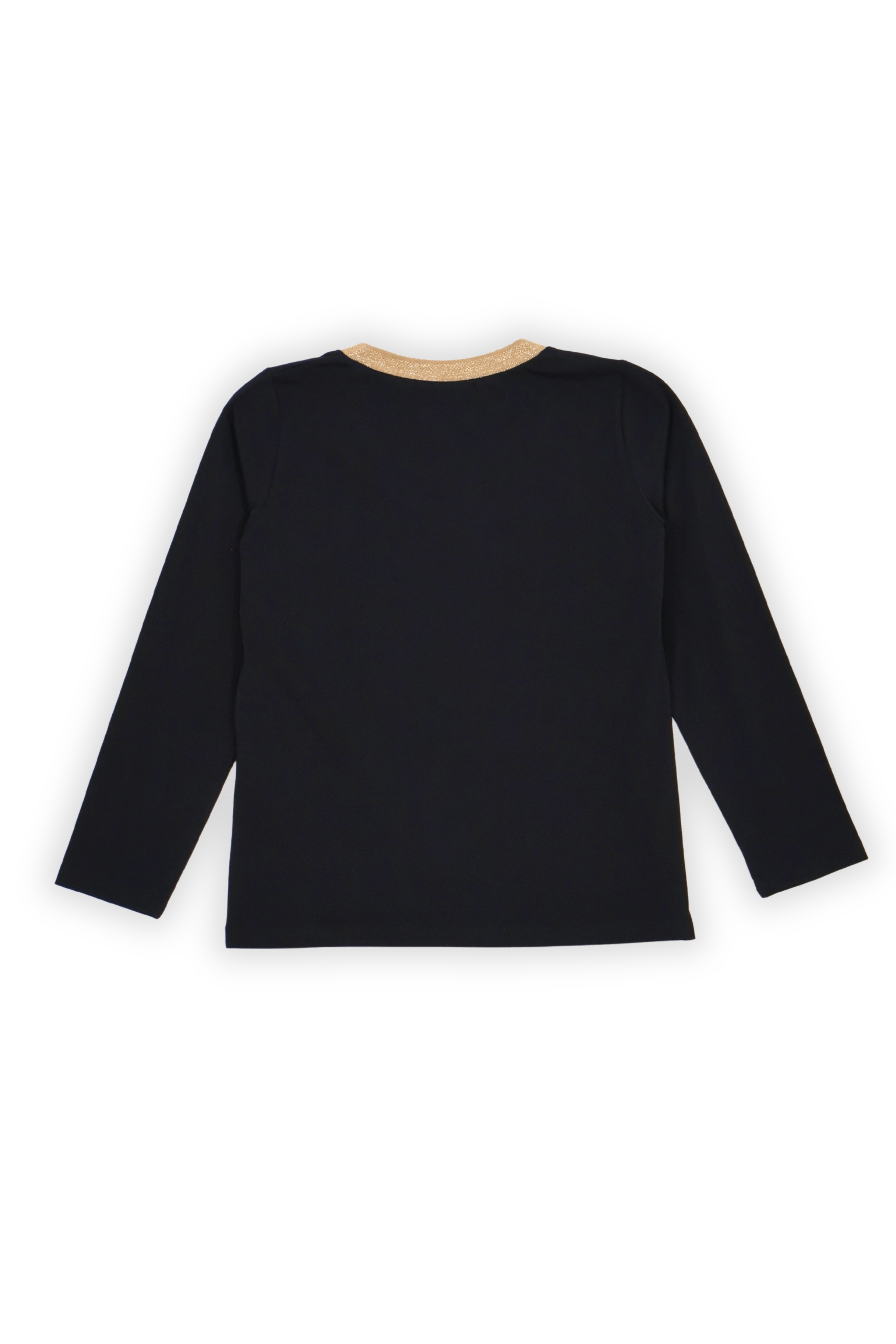 Camiseta negra con bordado bota cowoy manga larga Lolitas&L - lolitasyl.com