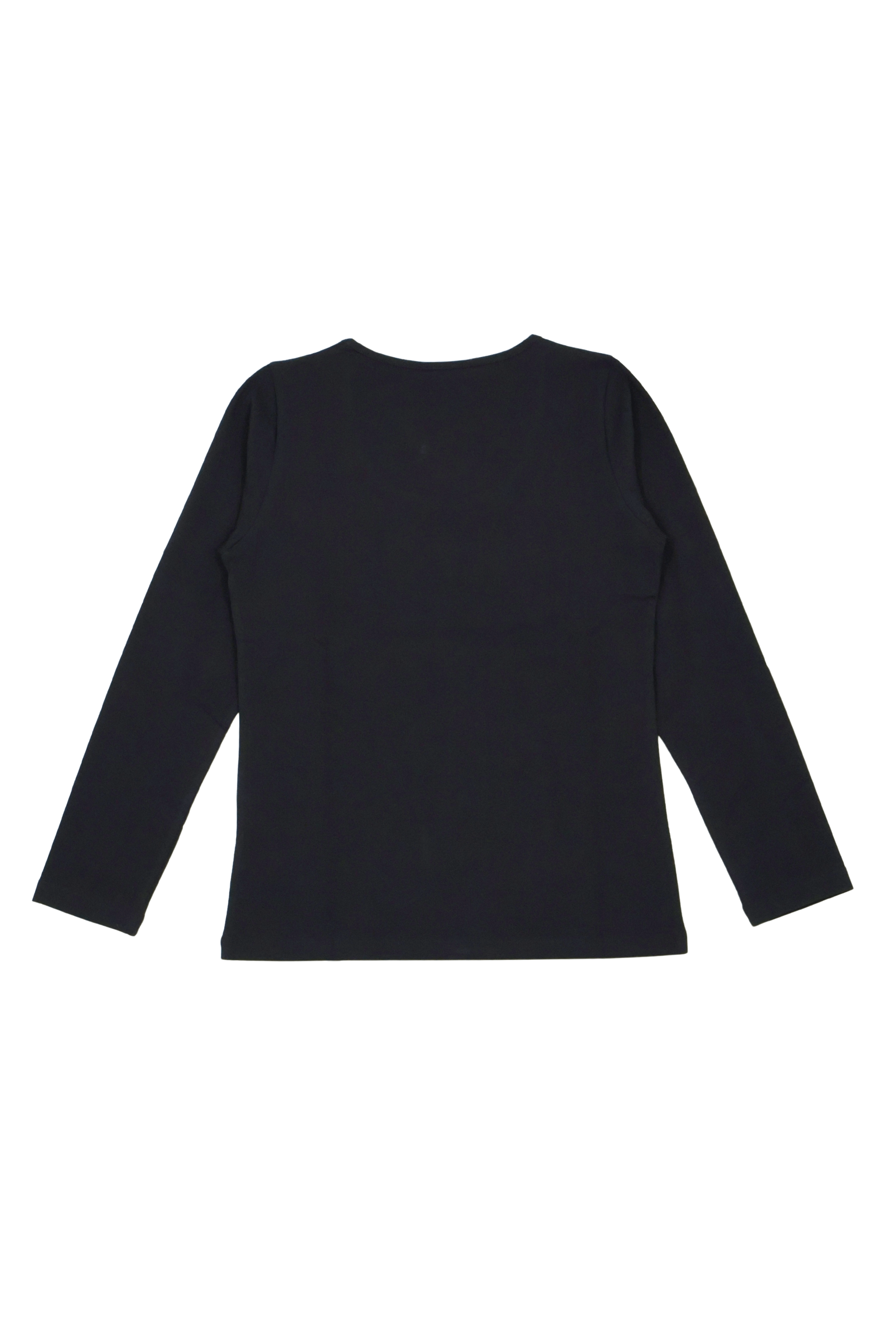 Camiseta negra con strass multicolor manga larga Lolitas&L - lolitasyl.com