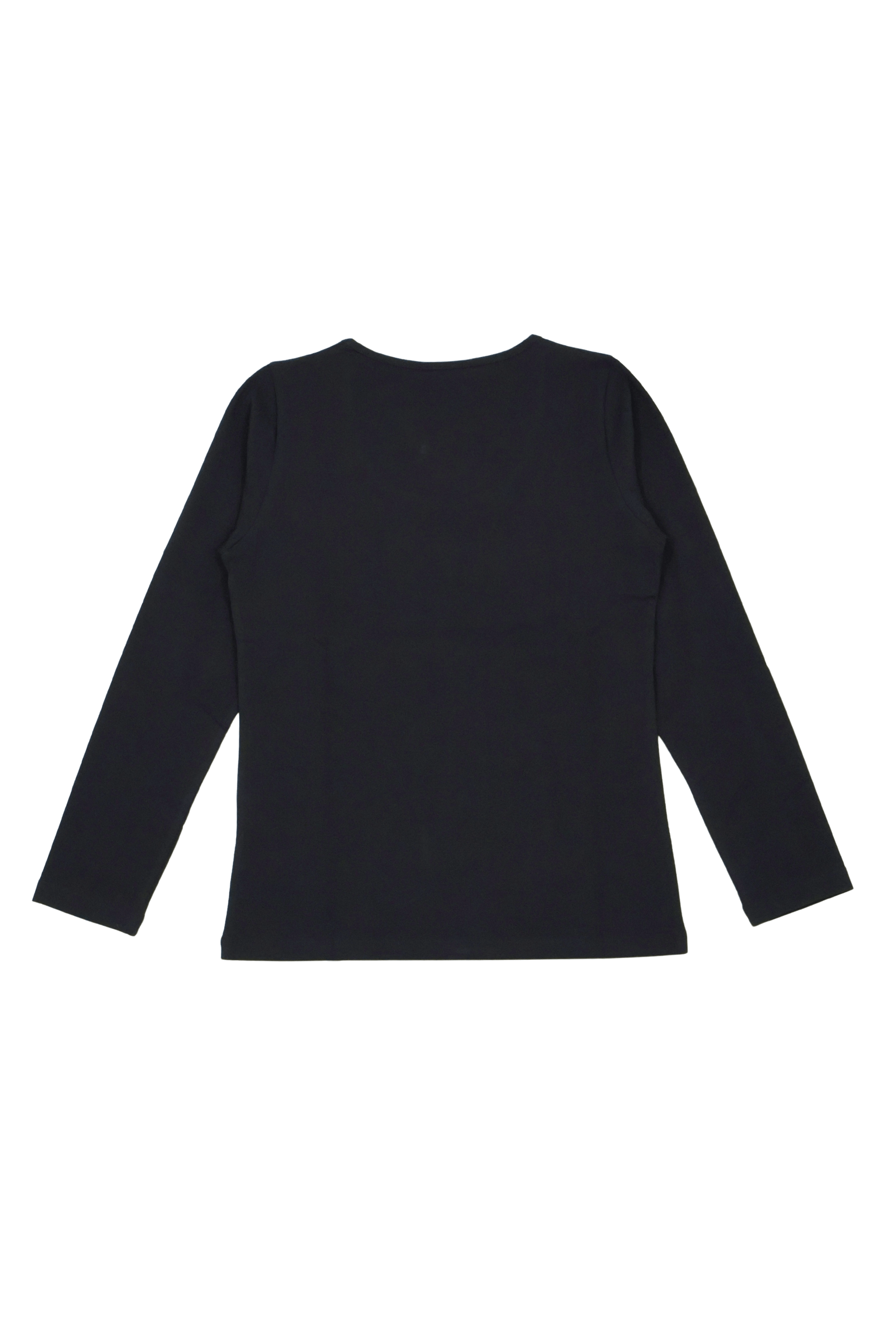 Camiseta negra con strass multicolor manga larga Lolitas&L - lolitasyl.com