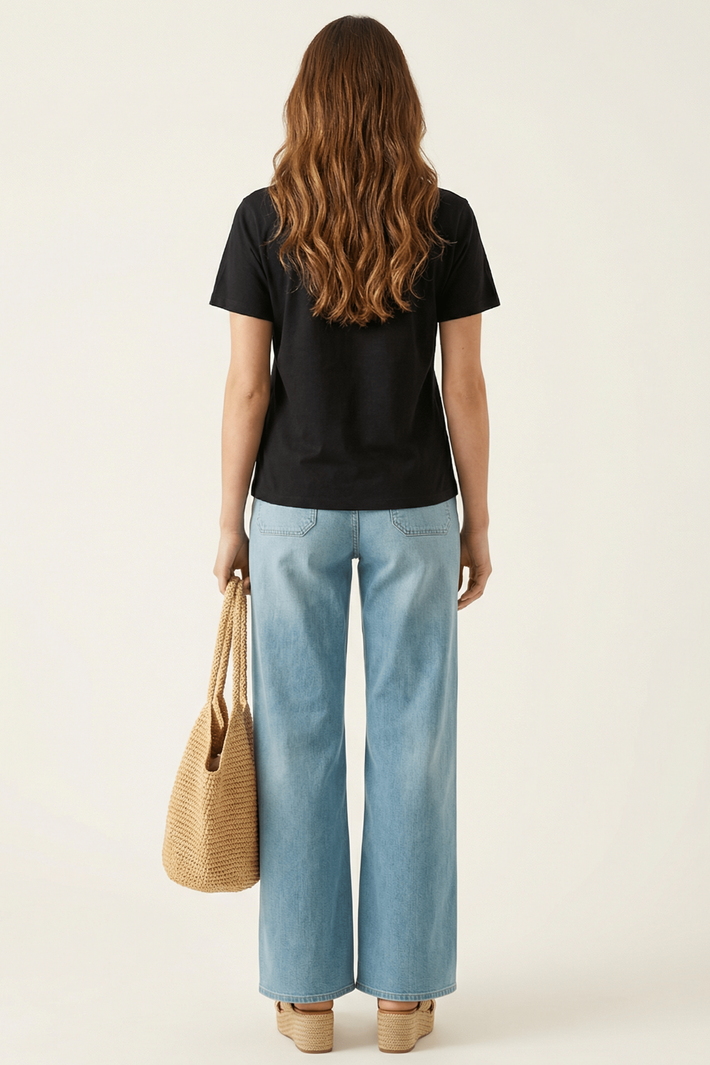 Camiseta negra lagrima con fruncido Lolitas&L - lolitasyl.com