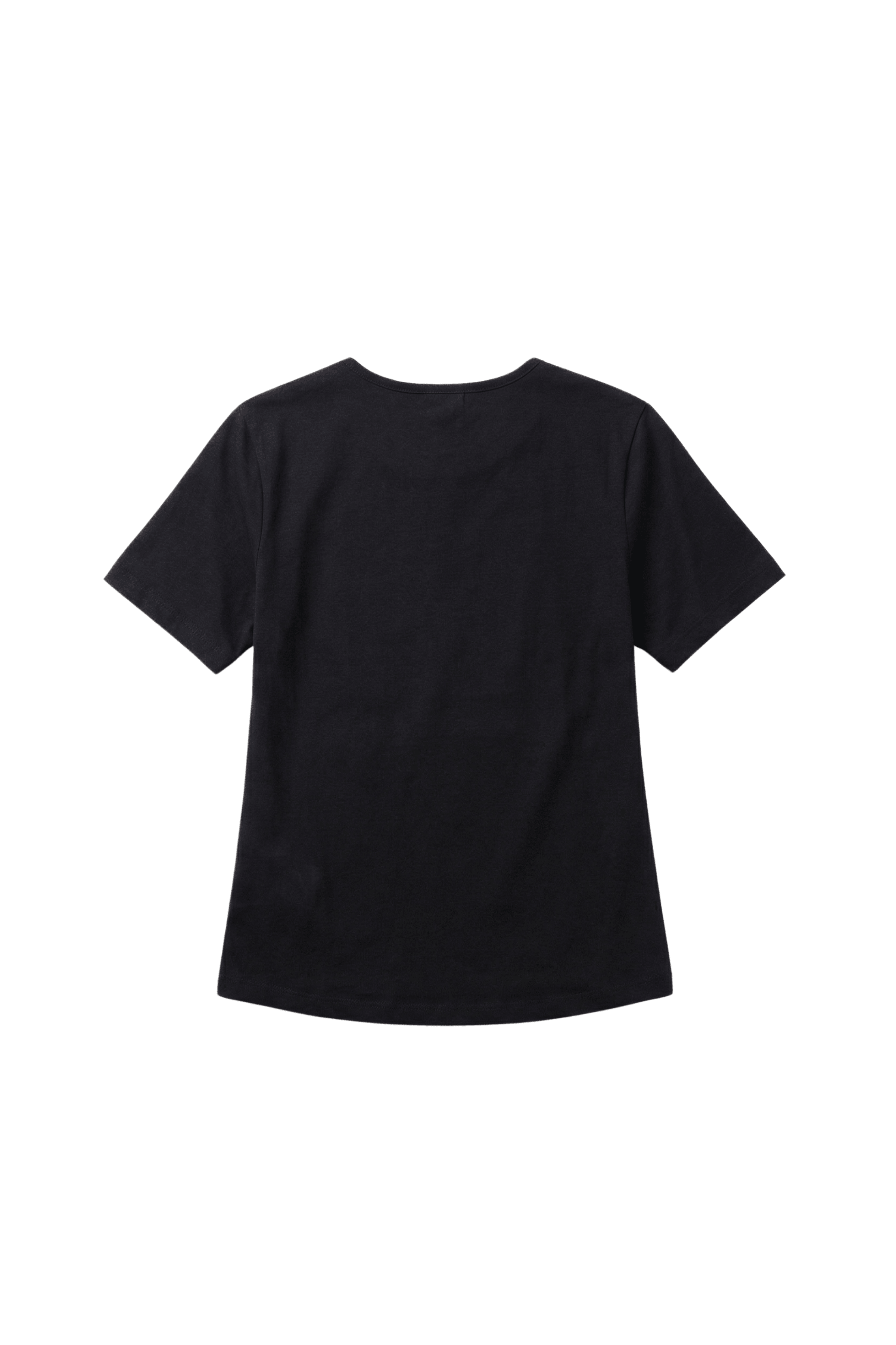 Camiseta negra lagrima con fruncido Lolitas&L - lolitasyl.com