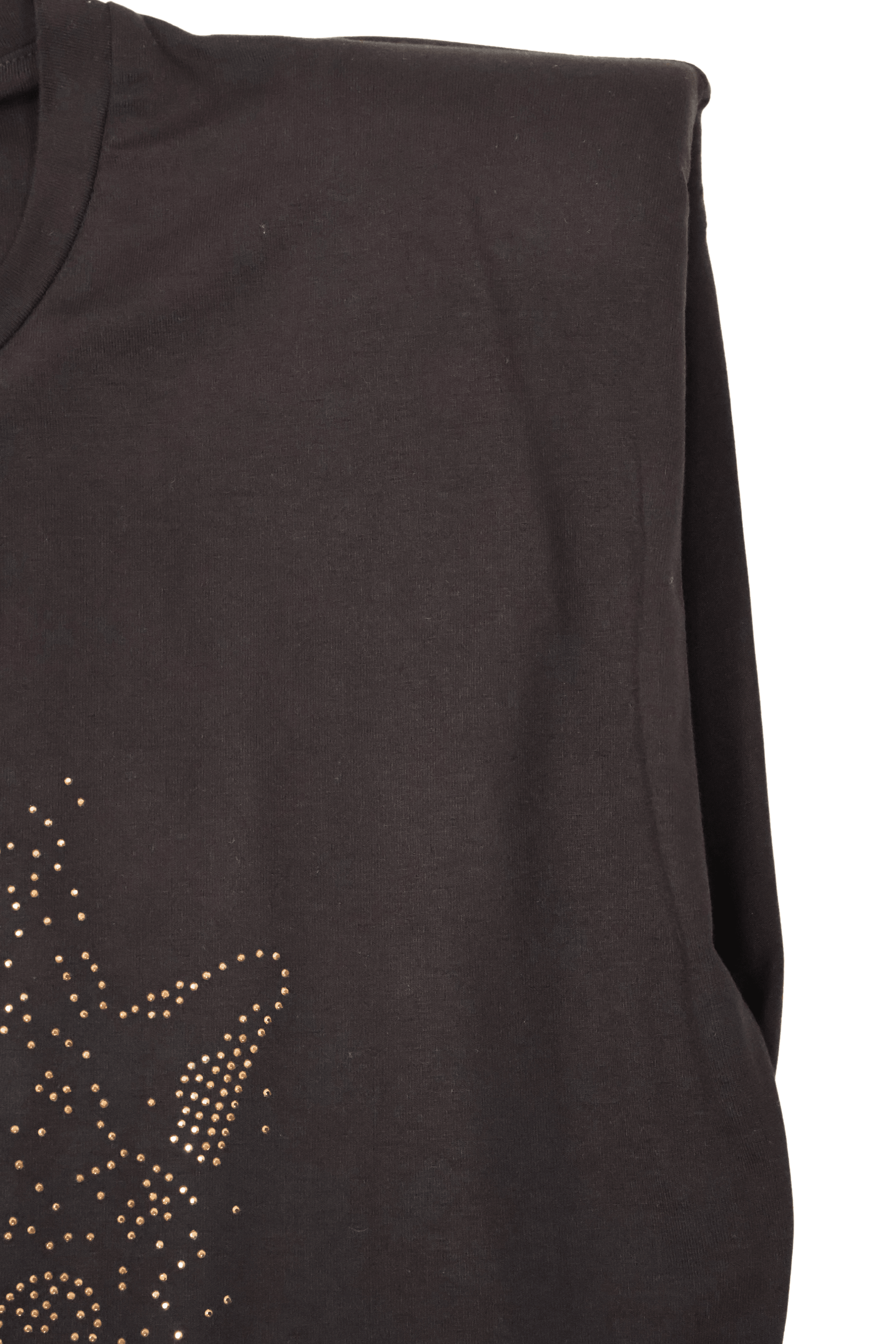 Camiseta negra strass tigre sin mangas Lolitas&L - lolitasyl.com