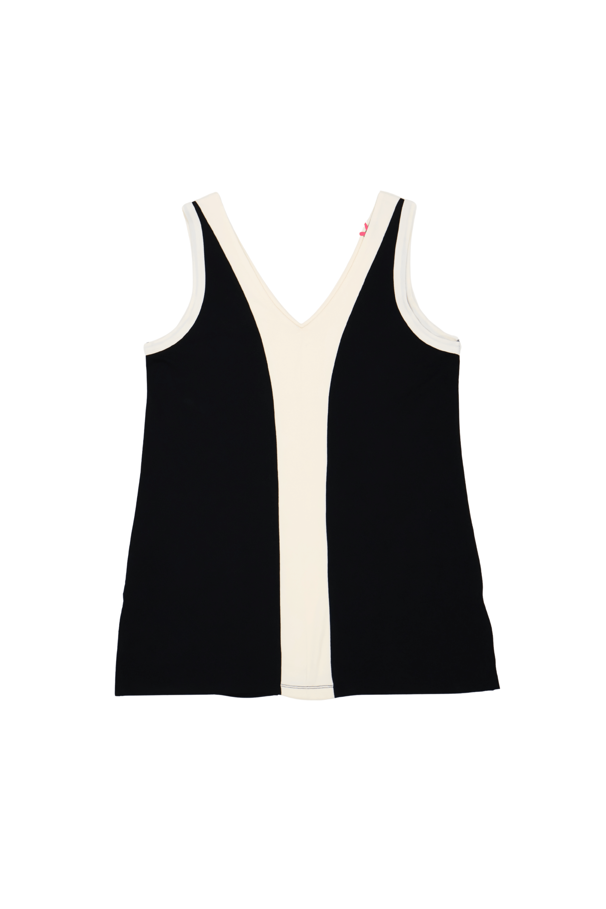 Camiseta negra tirantes con corte en contraste Lolitas&L - lolitasyl.com