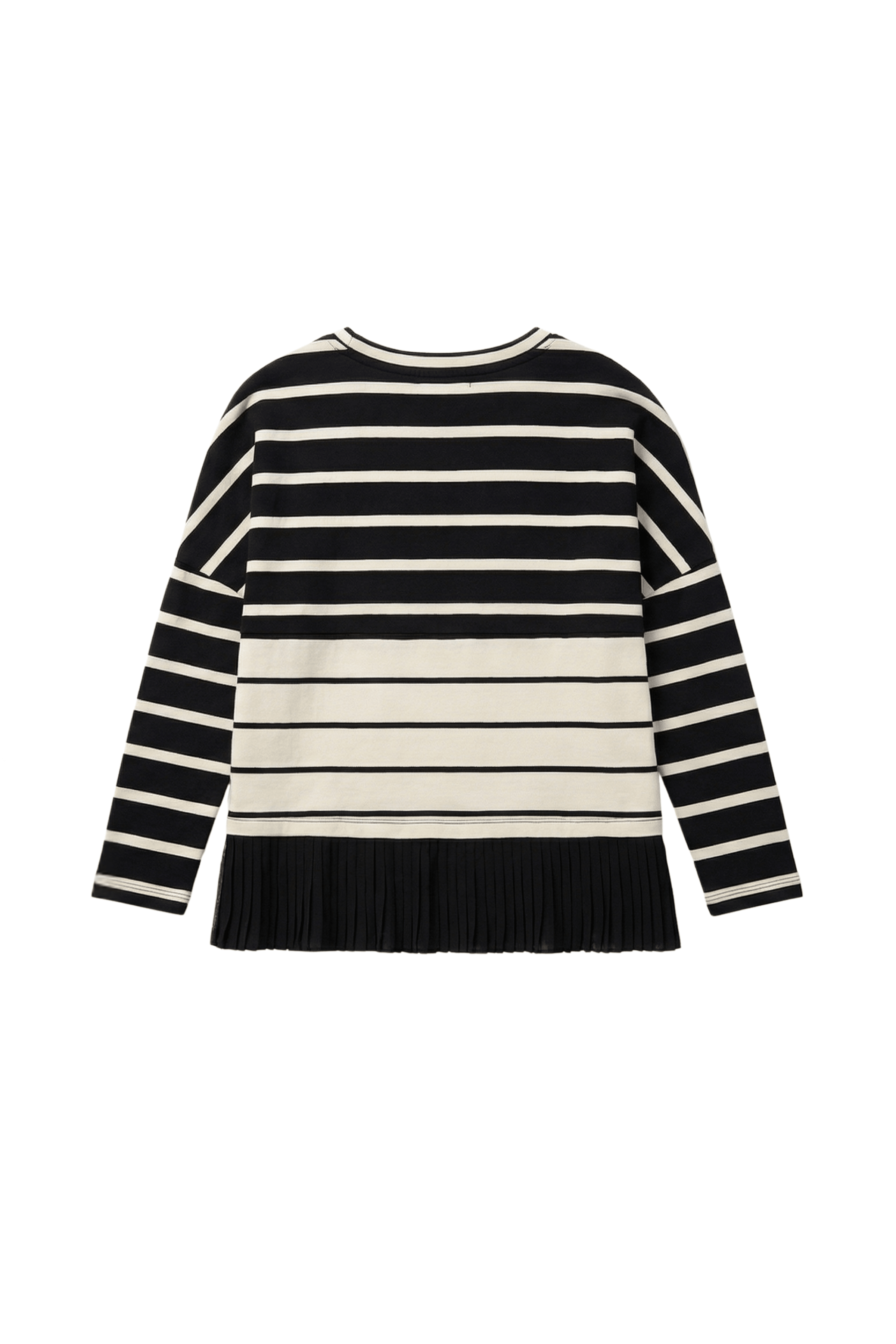 Camiseta negra y blanca multi rayas Lolitas&L - lolitasyl.com