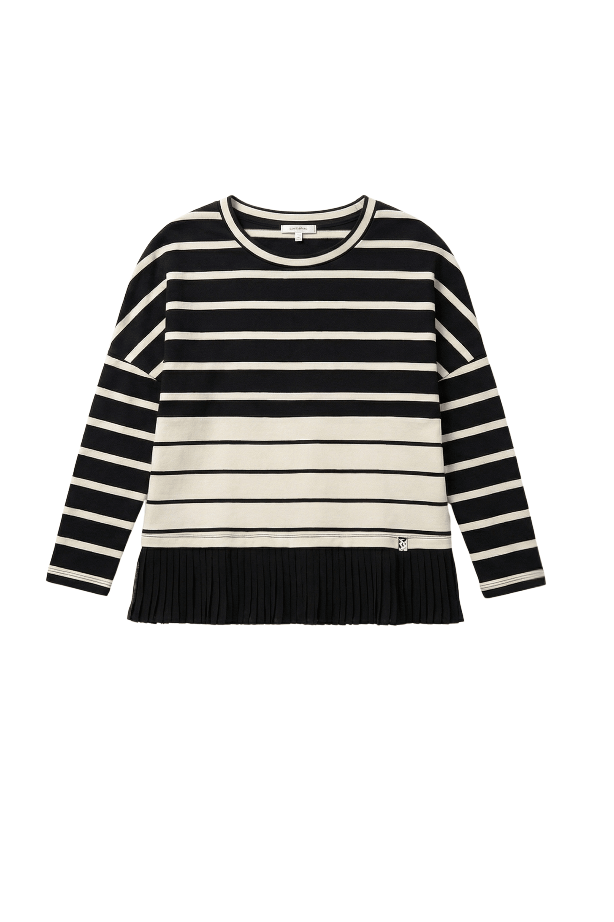 Camiseta negra y blanca multi rayas Lolitas&L - lolitasyl.com