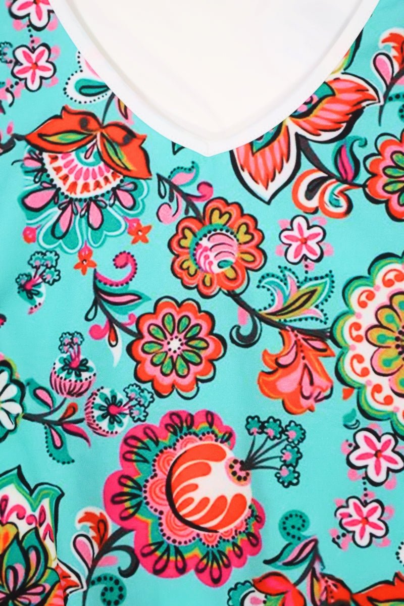 Camiseta Preloved estampado Mandala anudada en la cadera Lolitas&L - lolitasyl.com