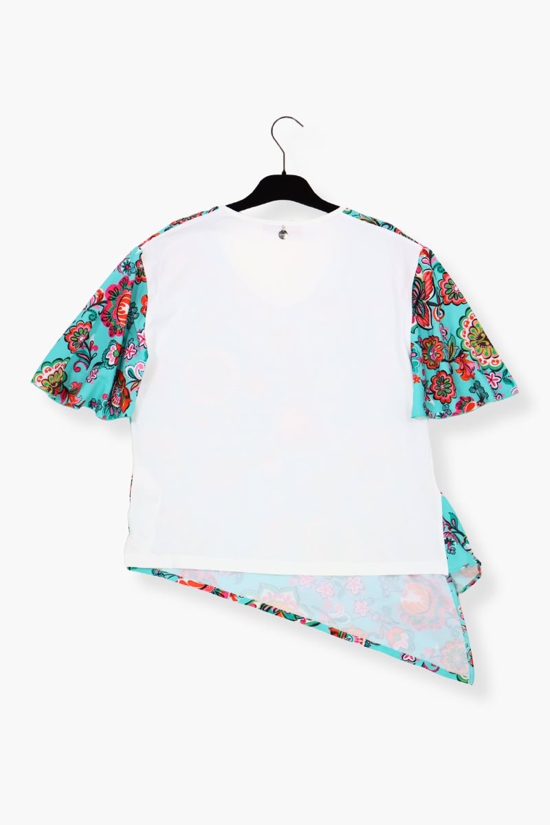 Camiseta Preloved estampado Mandala anudada en la cadera Lolitas&L - lolitasyl.com