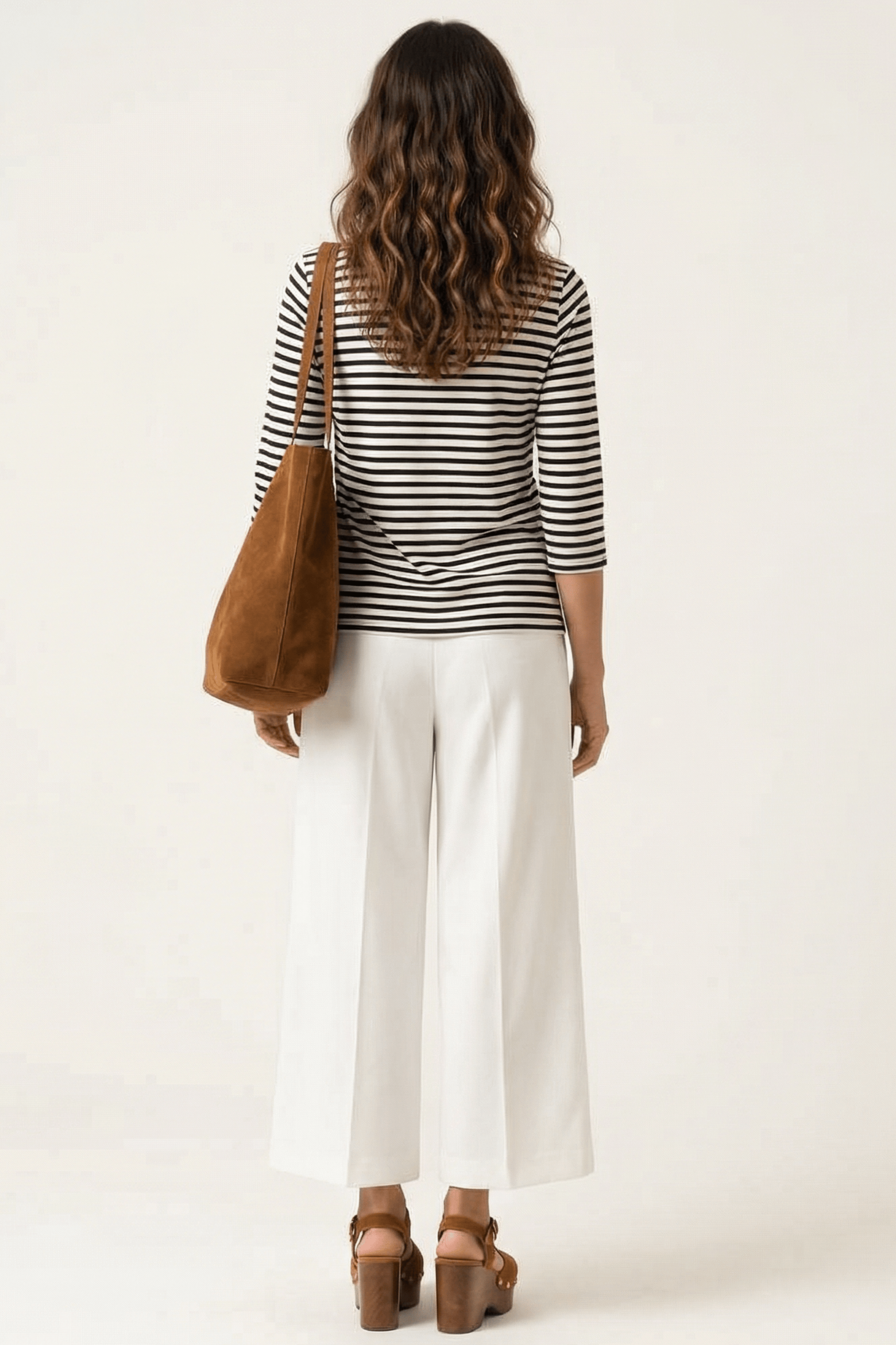 Camiseta rayas negras detalle perlas en delantero Lolitas&L - lolitasyl.com