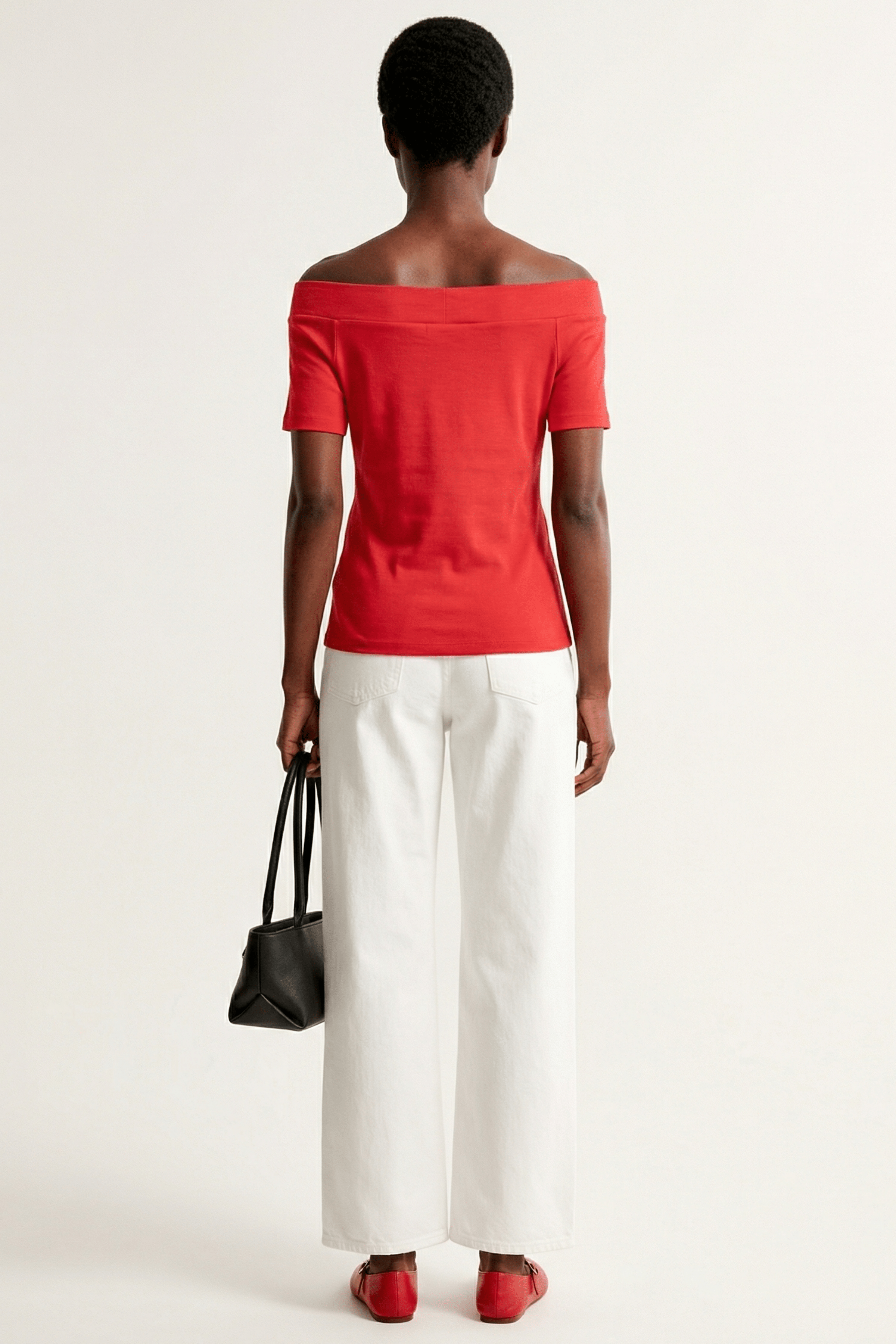 Camiseta roja bardot Lolitas&L - lolitasyl.com