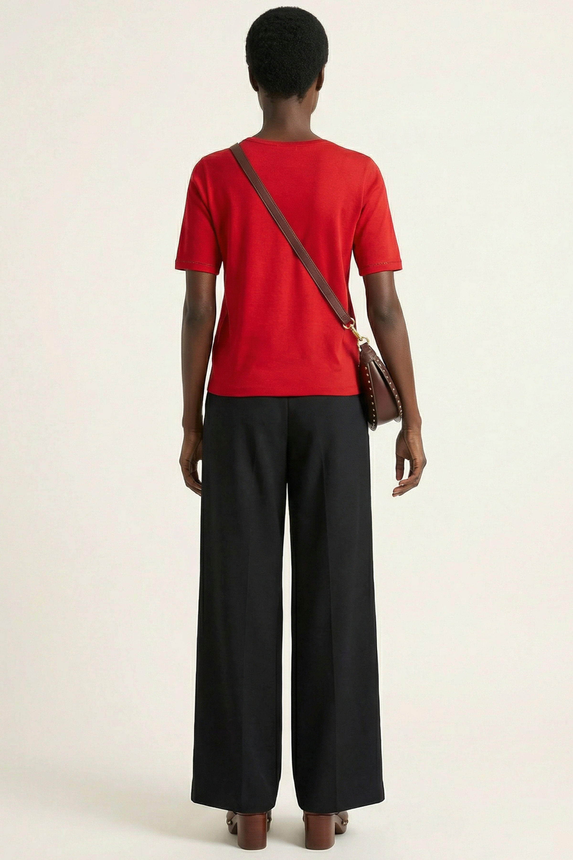 Camiseta roja escote enuve con strass Lolitas&L