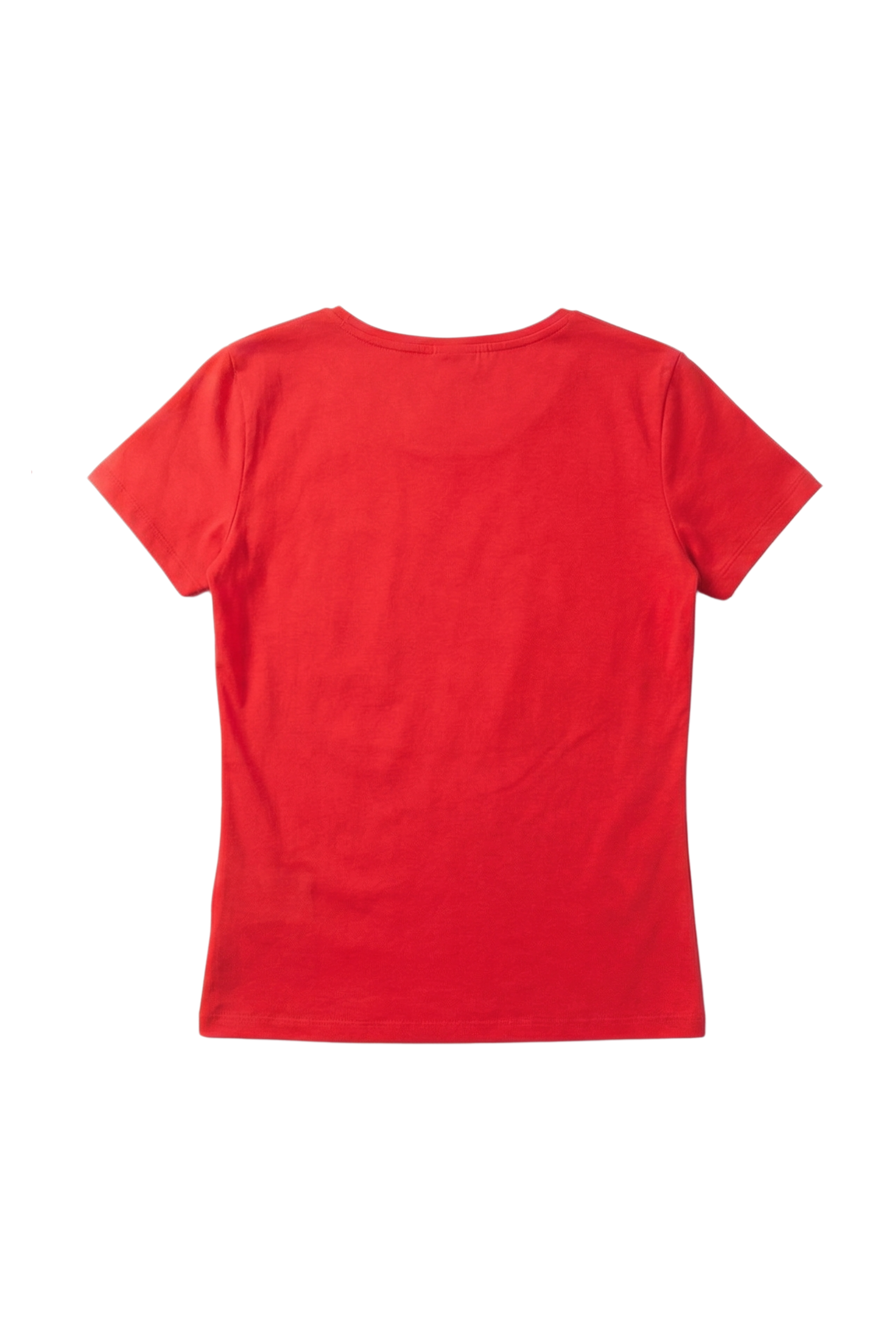 Camiseta roja escote redondo con flor Lolitas&L