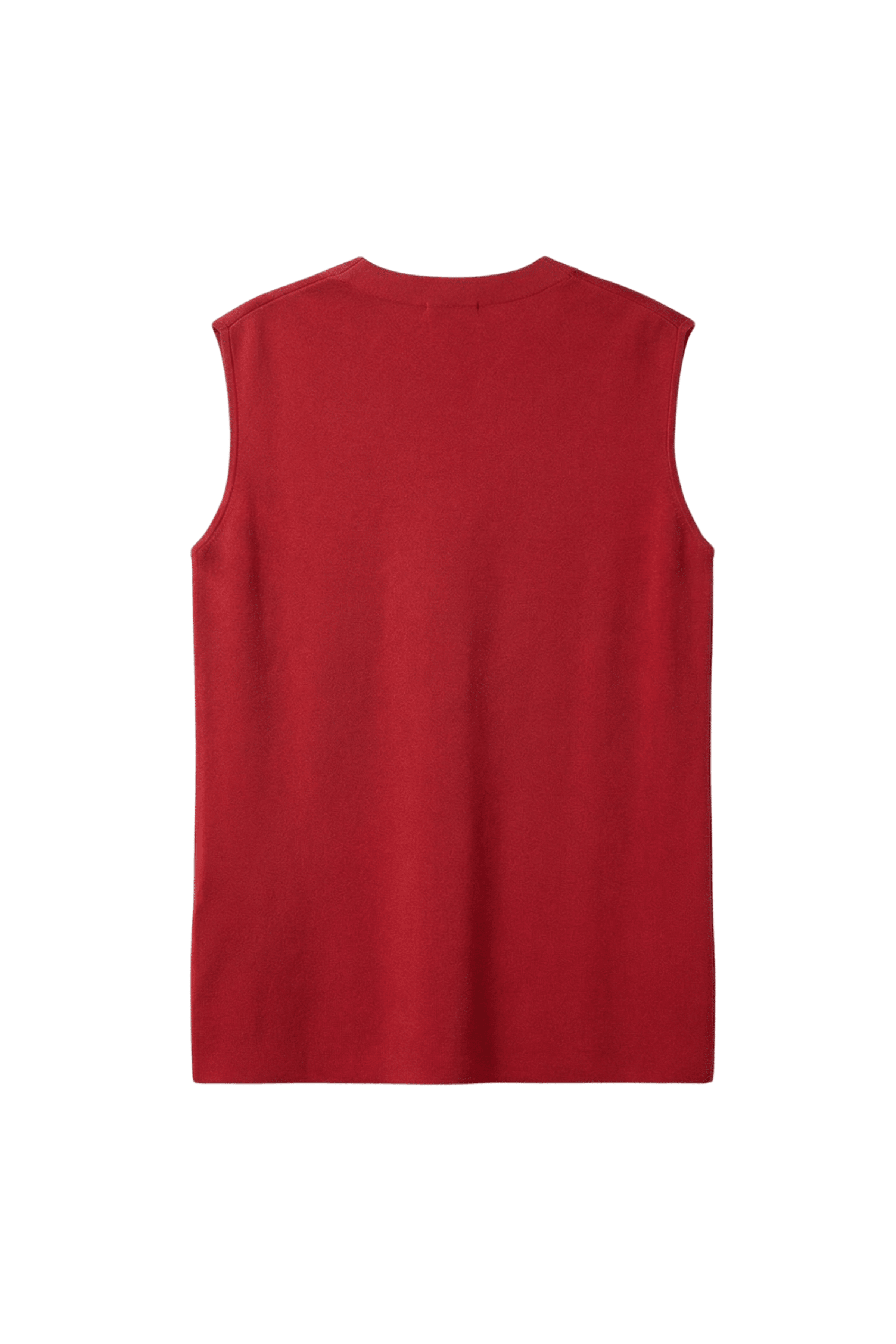 Camiseta roja escote uve sin mangas Lolitas&L - lolitasyl.com