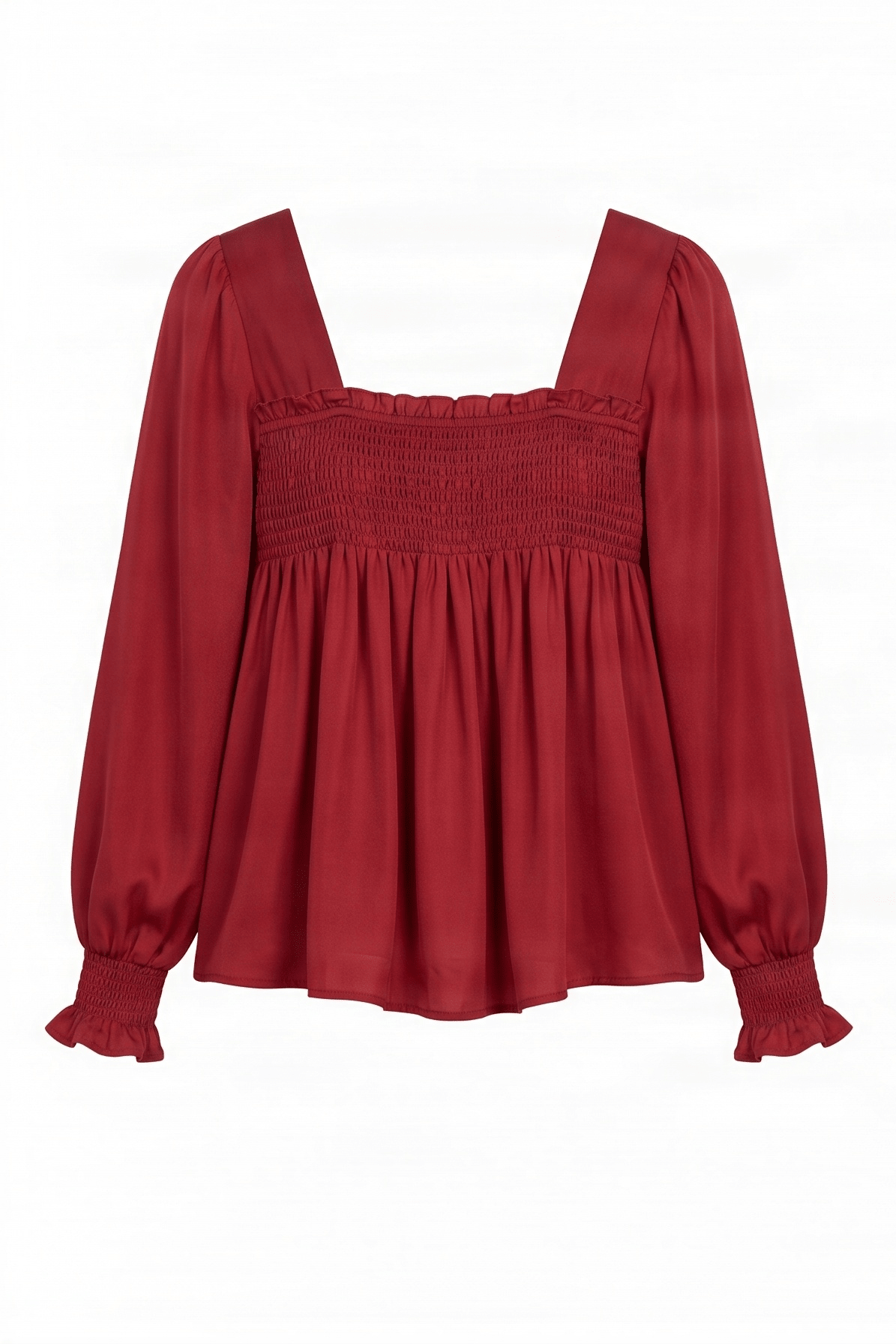 Camiseta roja pecho nido de abjeja Lolitas&L - lolitasyl.com