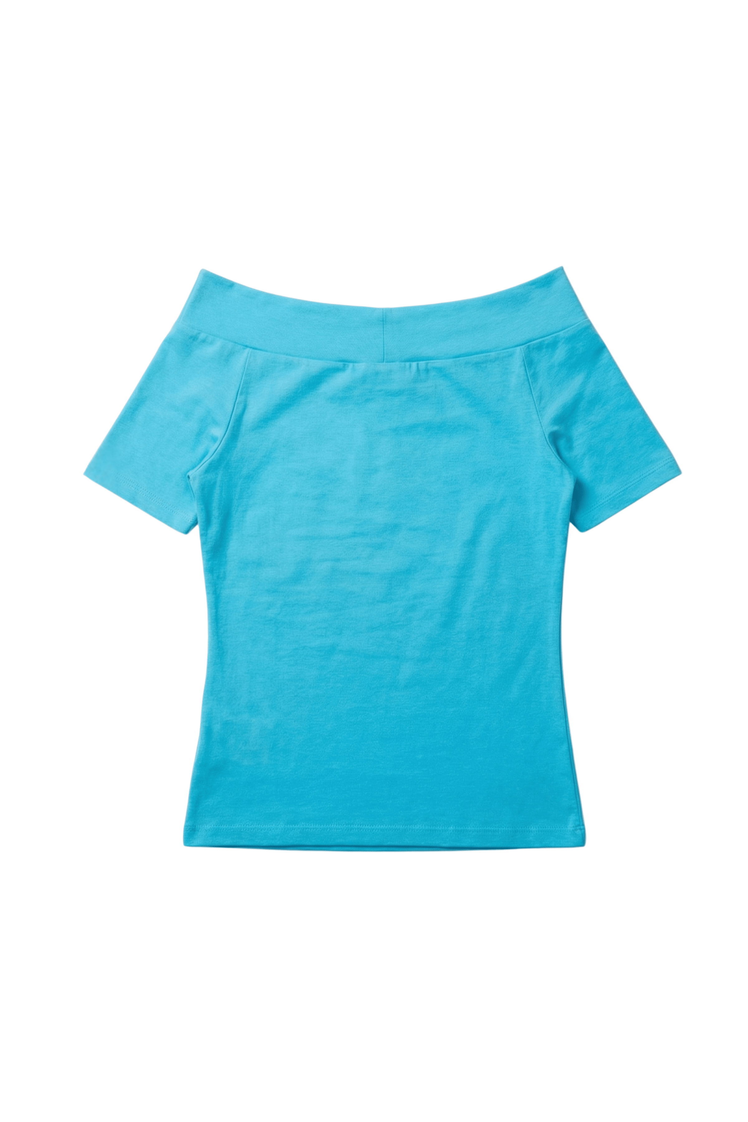 Camiseta turquesa bardot Lolitas&L - lolitasyl.com