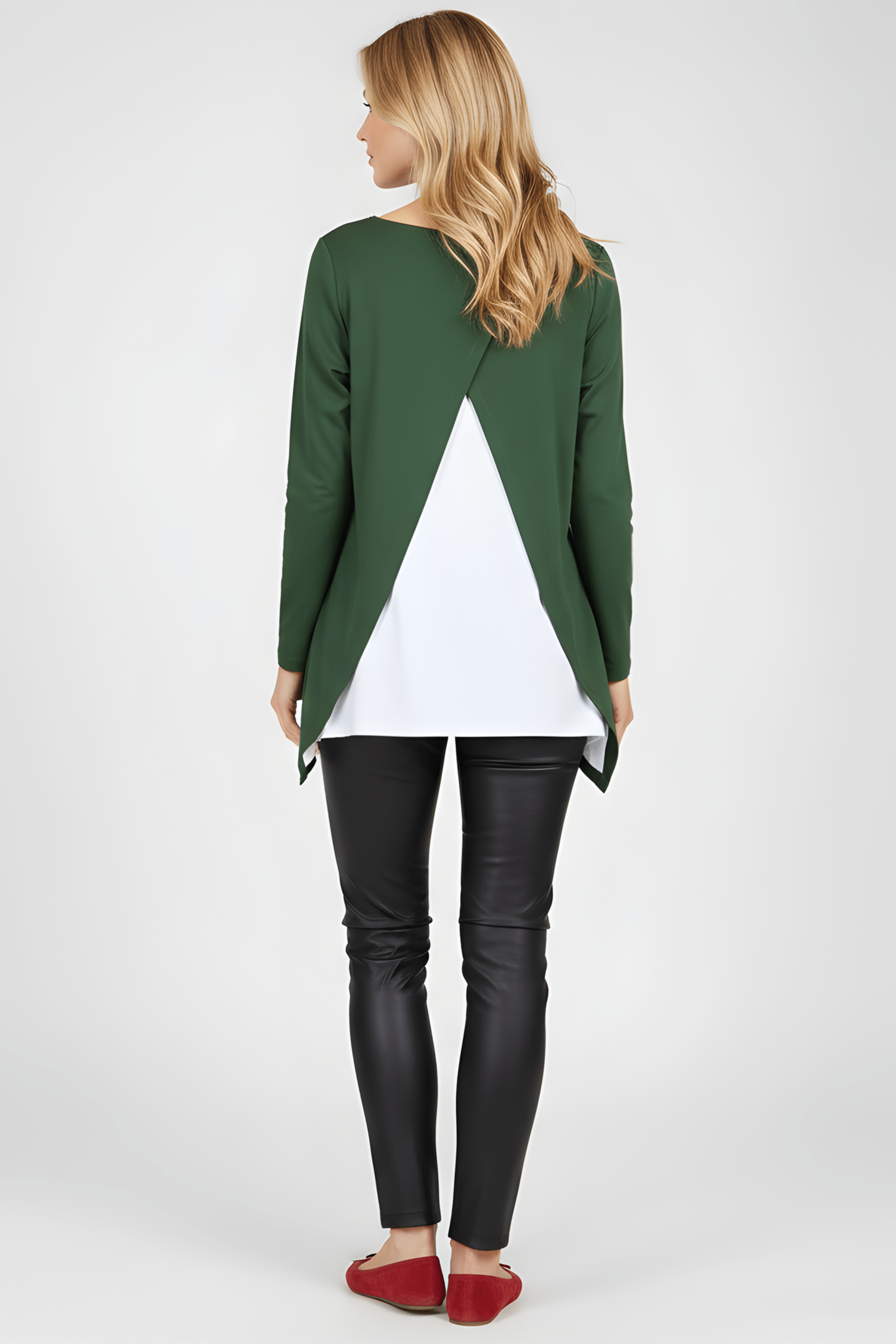 Camiseta verde con girafa strass de manga larga Lolitas&L - lolitasyl.com