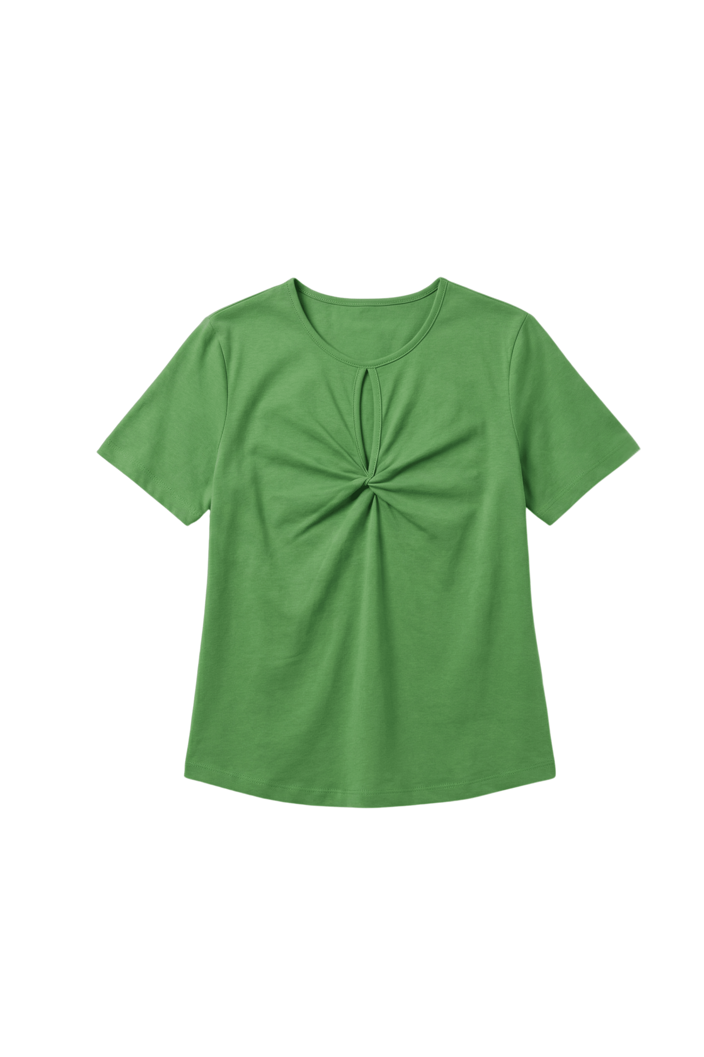 Camiseta verde manzana lagrima con fruncido Lolitas&L - lolitasyl.com