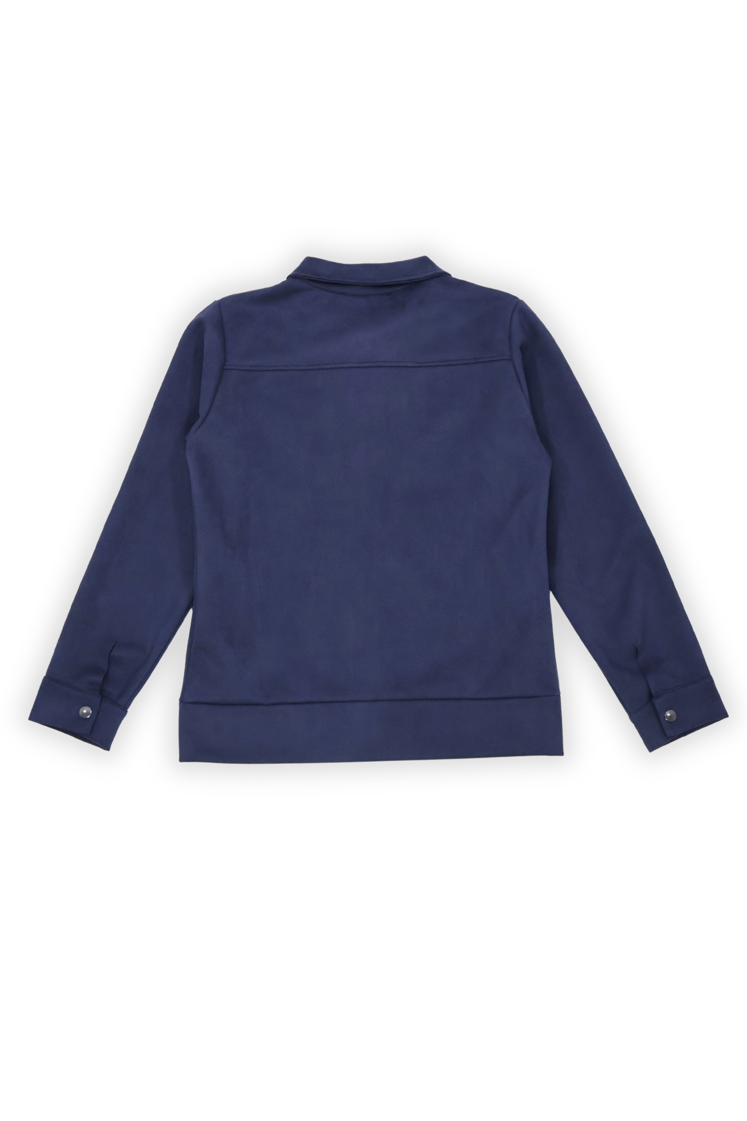 Chaqueta azul marino antelina con automaticos Lolitas&L - lolitasyl.com