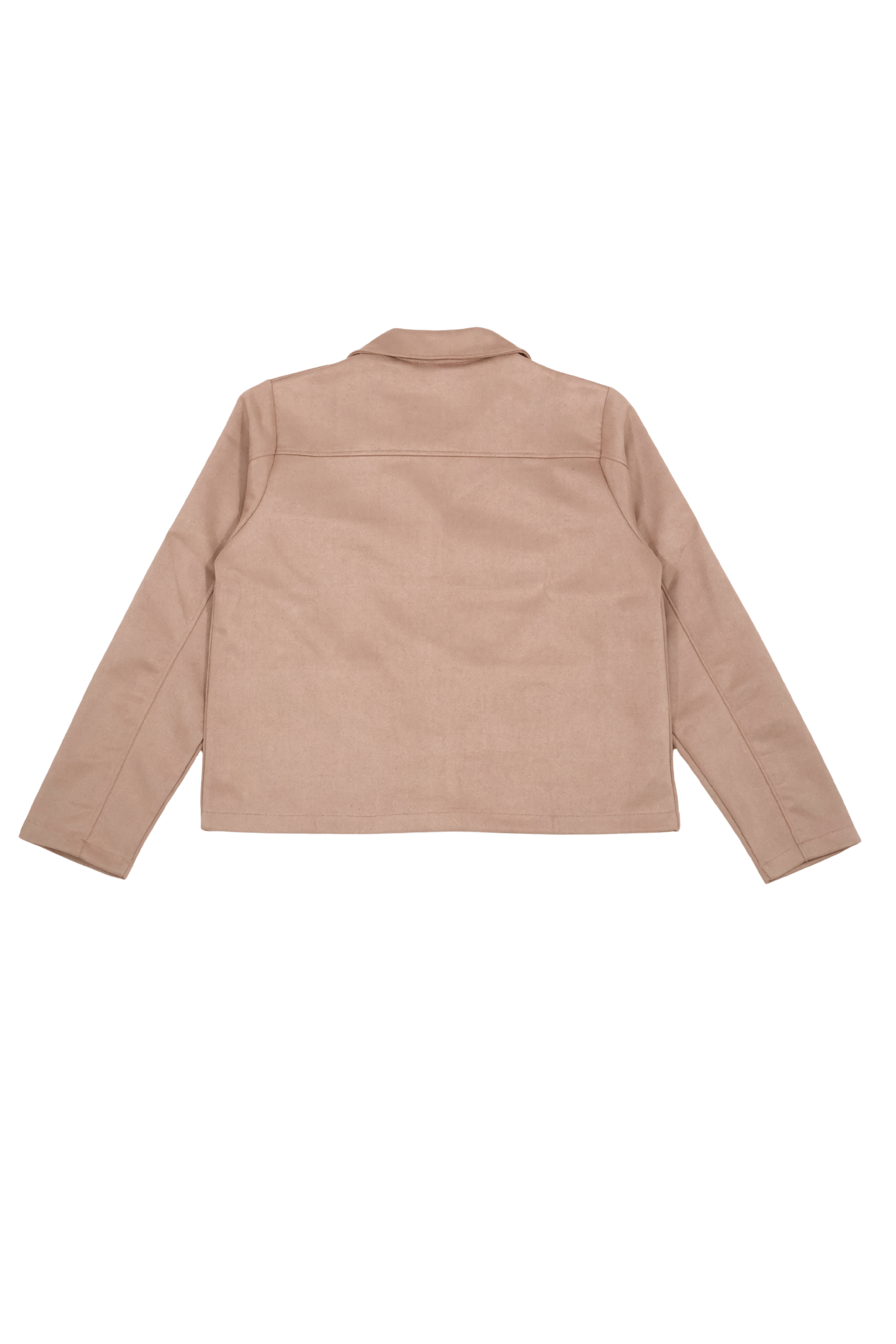 Chaqueta beige corta antelina con automaticos Lolitas&L - lolitasyl.com