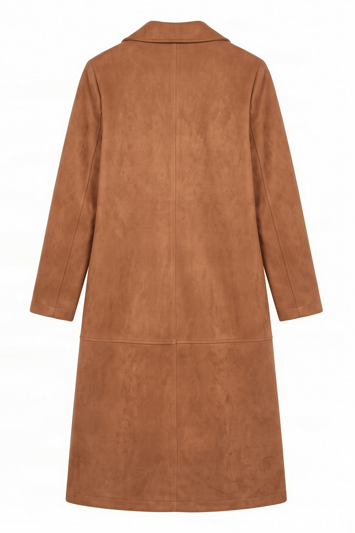 Chaqueta camel larga de antelina abotonada Lolitas&L - lolitasyl.com
