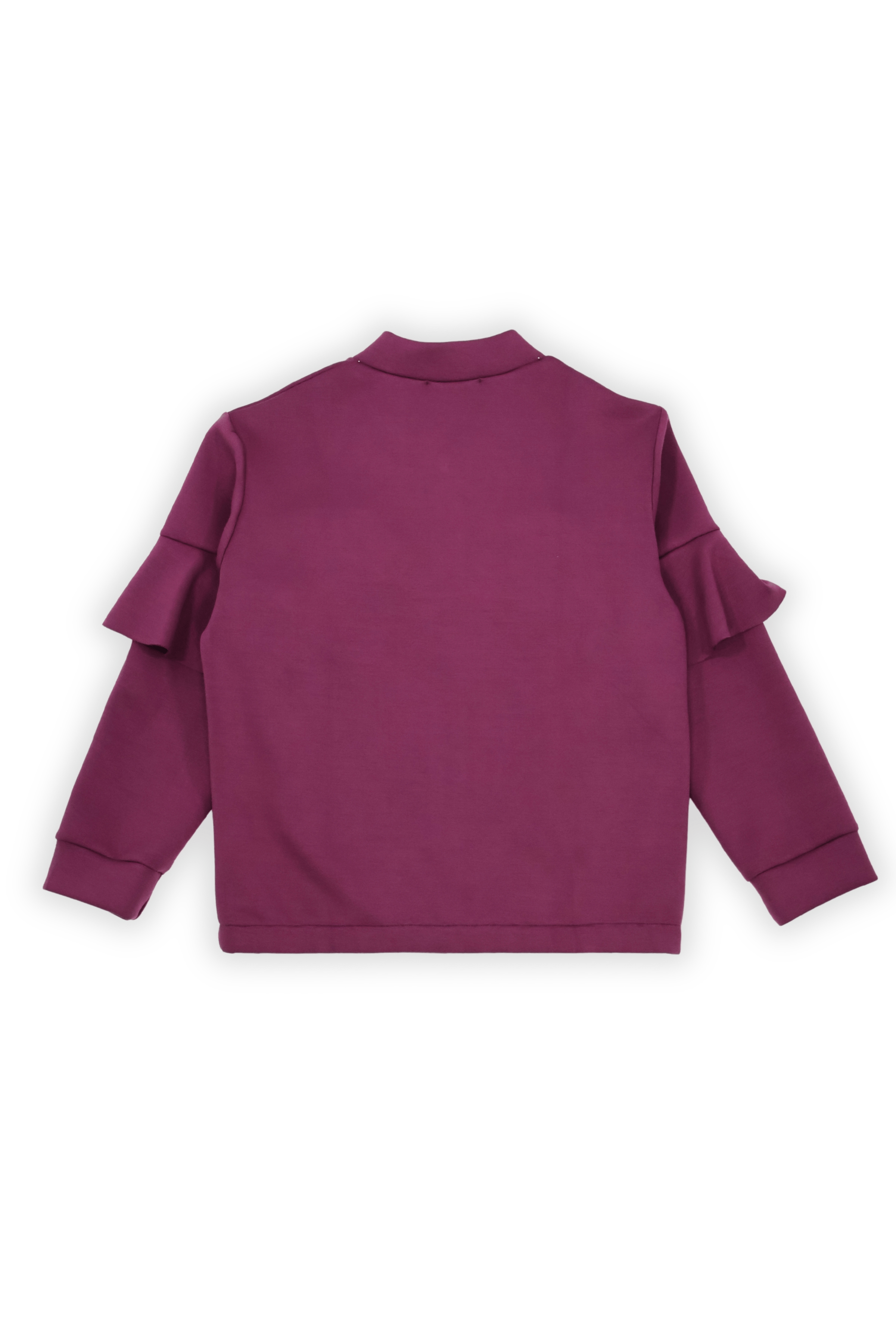 Chaqueta cereza con cremallera y volantes Lolitas&L - lolitasyl.com