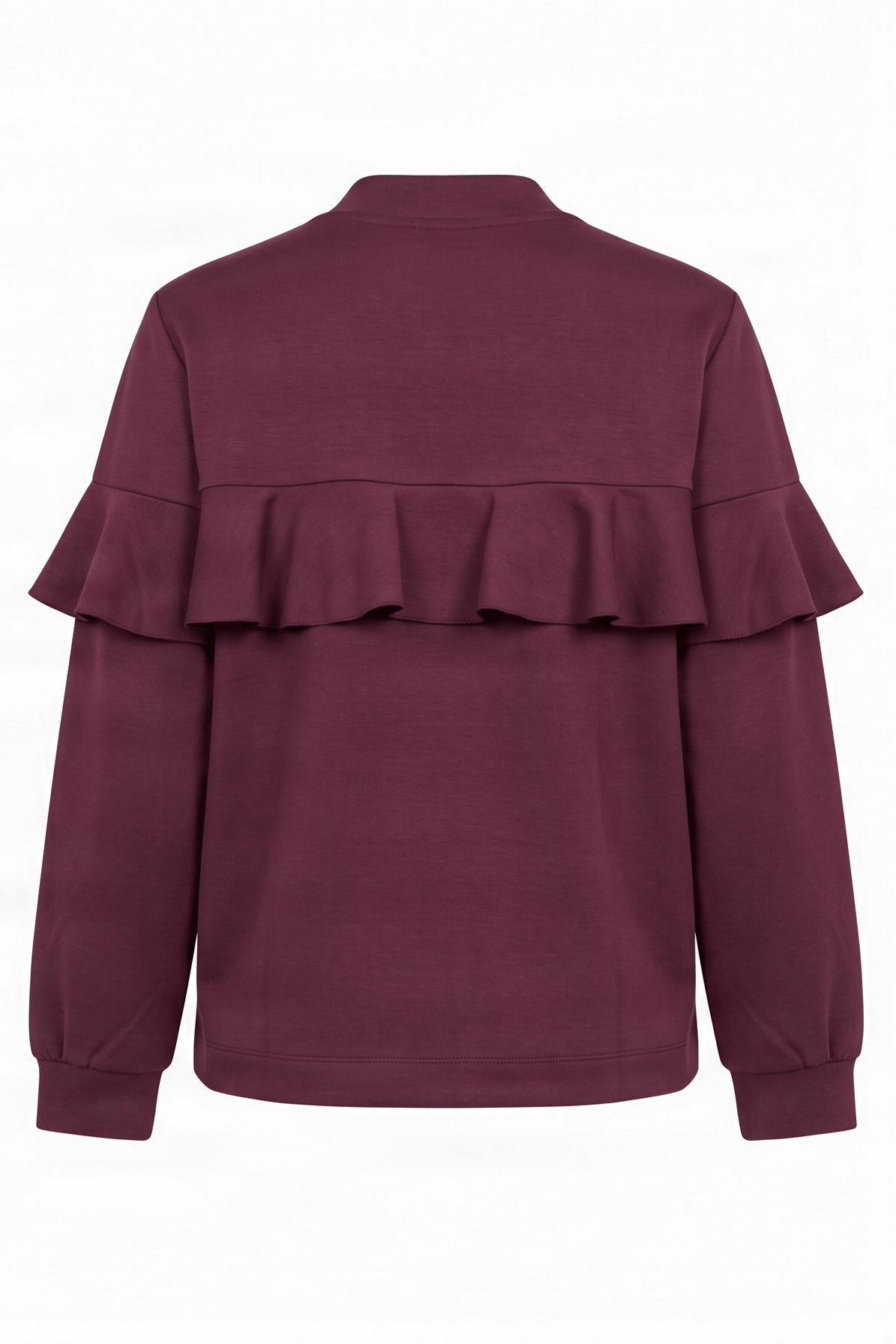 Chaqueta cereza con cremallera y volantes Lolitas&L - lolitasyl.com