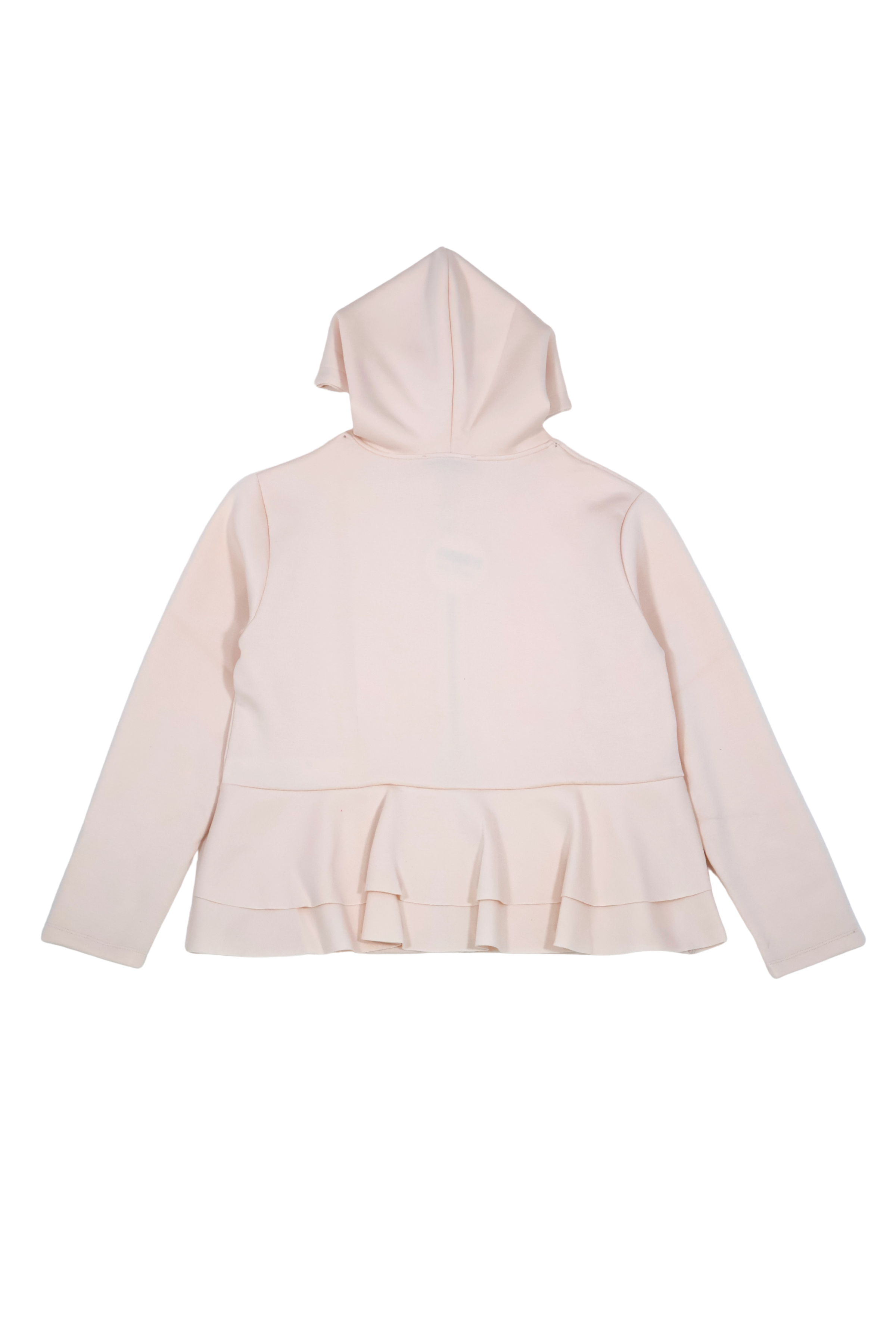 Chaqueta crema capucha con cremallera y manga larga Lolitas&L