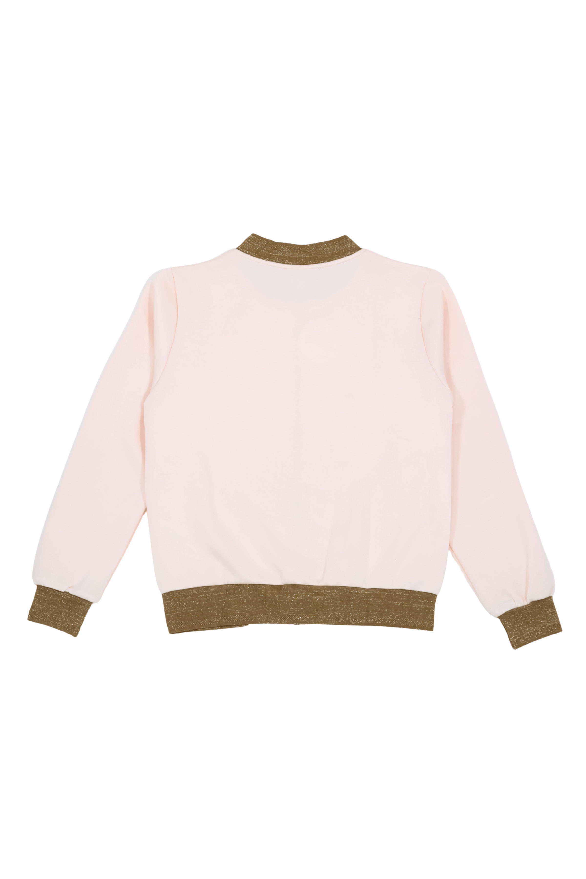 Chaqueta crema cremallera con detalles de broche mosca Lolitas&L - lolitasyl.com