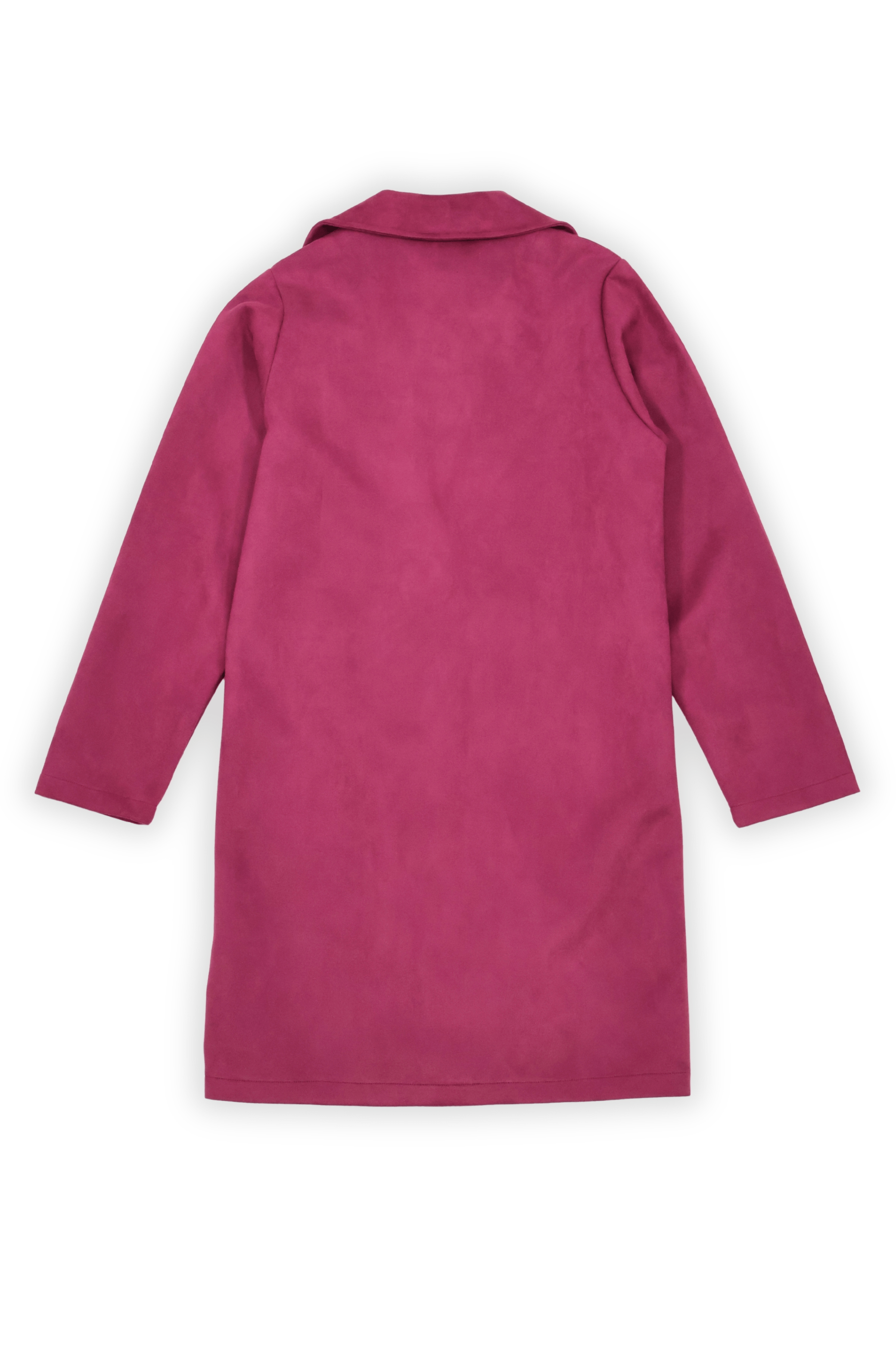 Chaqueta granate larga de antelina bordado perrito Lolitas&L - lolitasyl.com