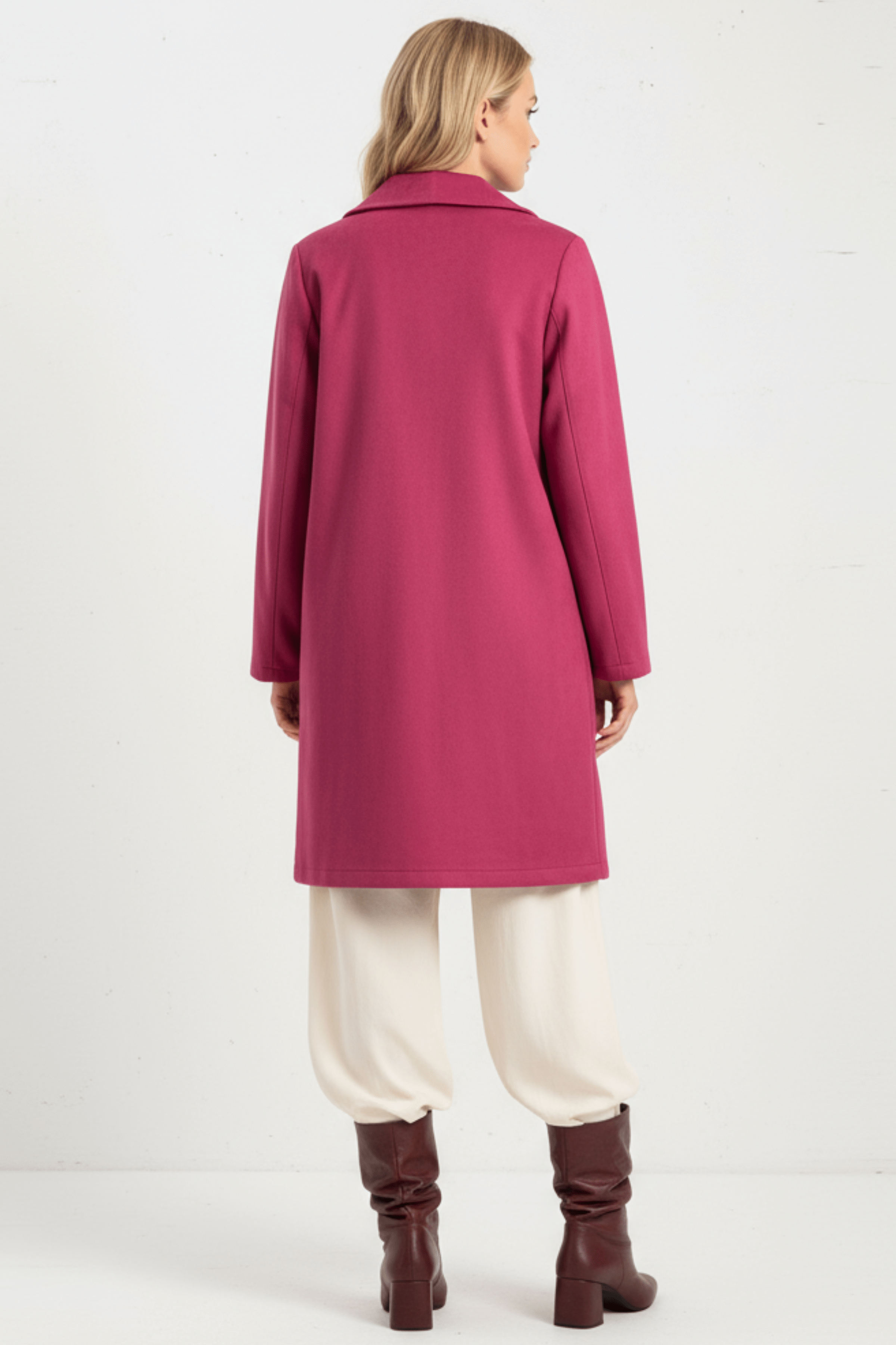 Chaqueta granate larga de antelina bordado perrito Lolitas&L - lolitasyl.com