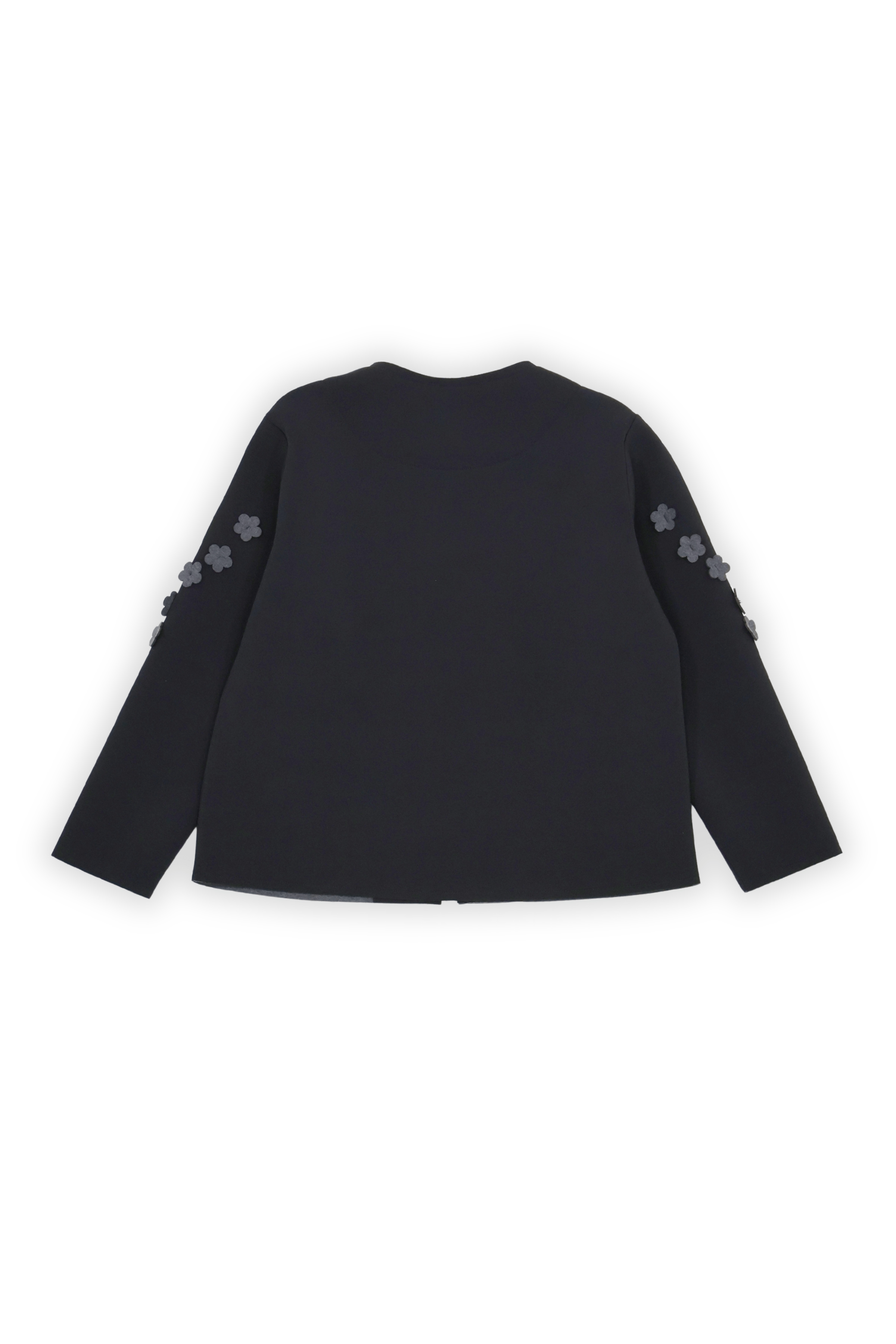 Chaqueta gris antracita duplo con aplicaciones en mangas Lolitas&L - lolitasyl.com