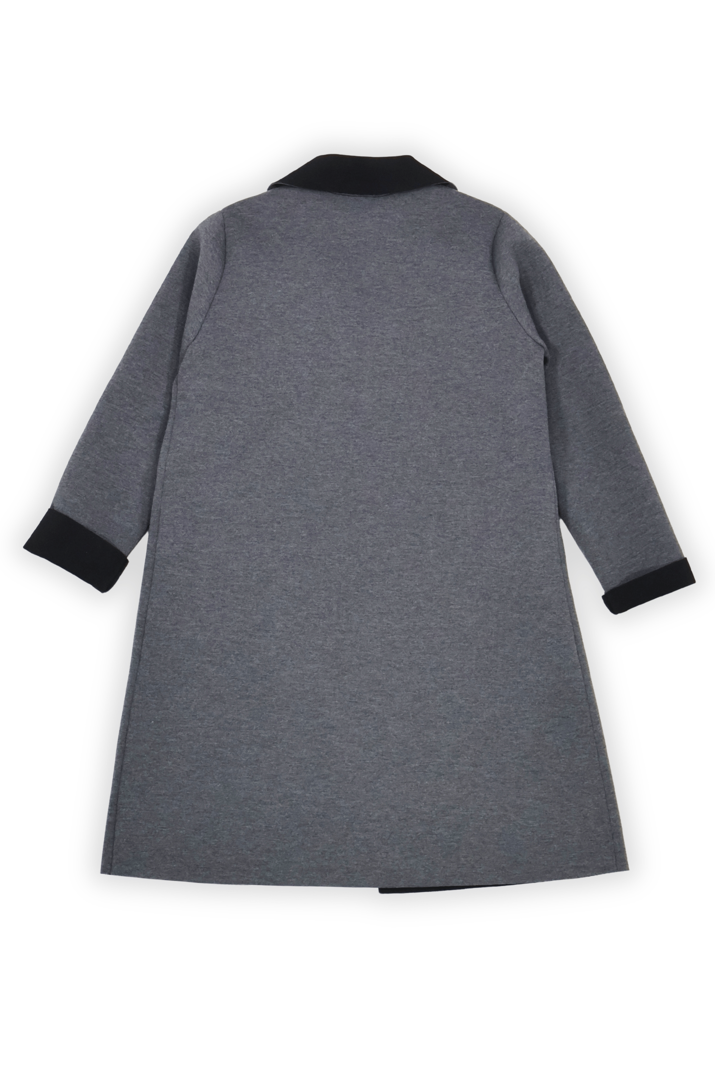 Chaqueta gris larga duplo sin botones Lolitas&L - lolitasyl.com