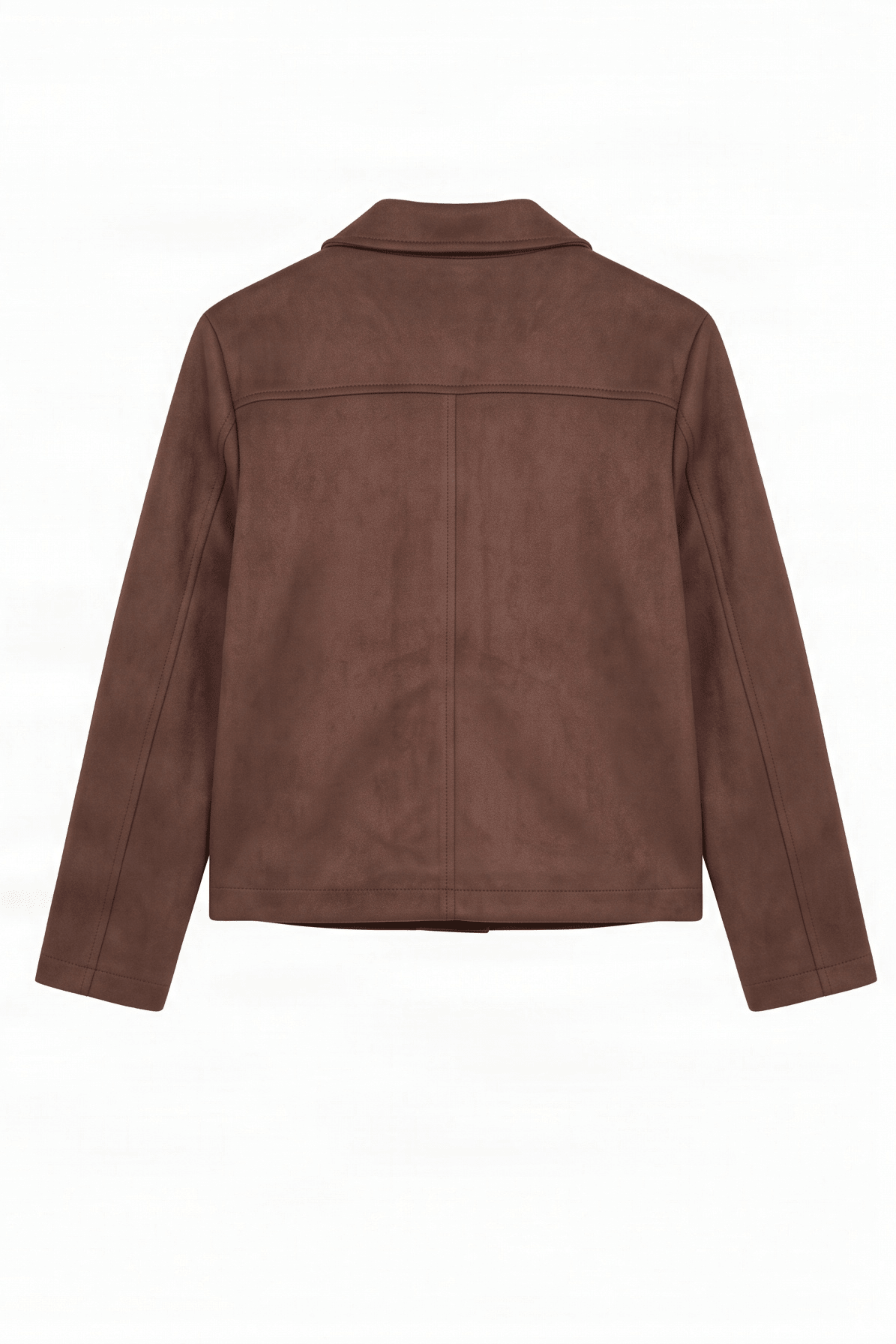 Chaqueta marron corta antelina con automaticos Lolitas&L - lolitasyl.com