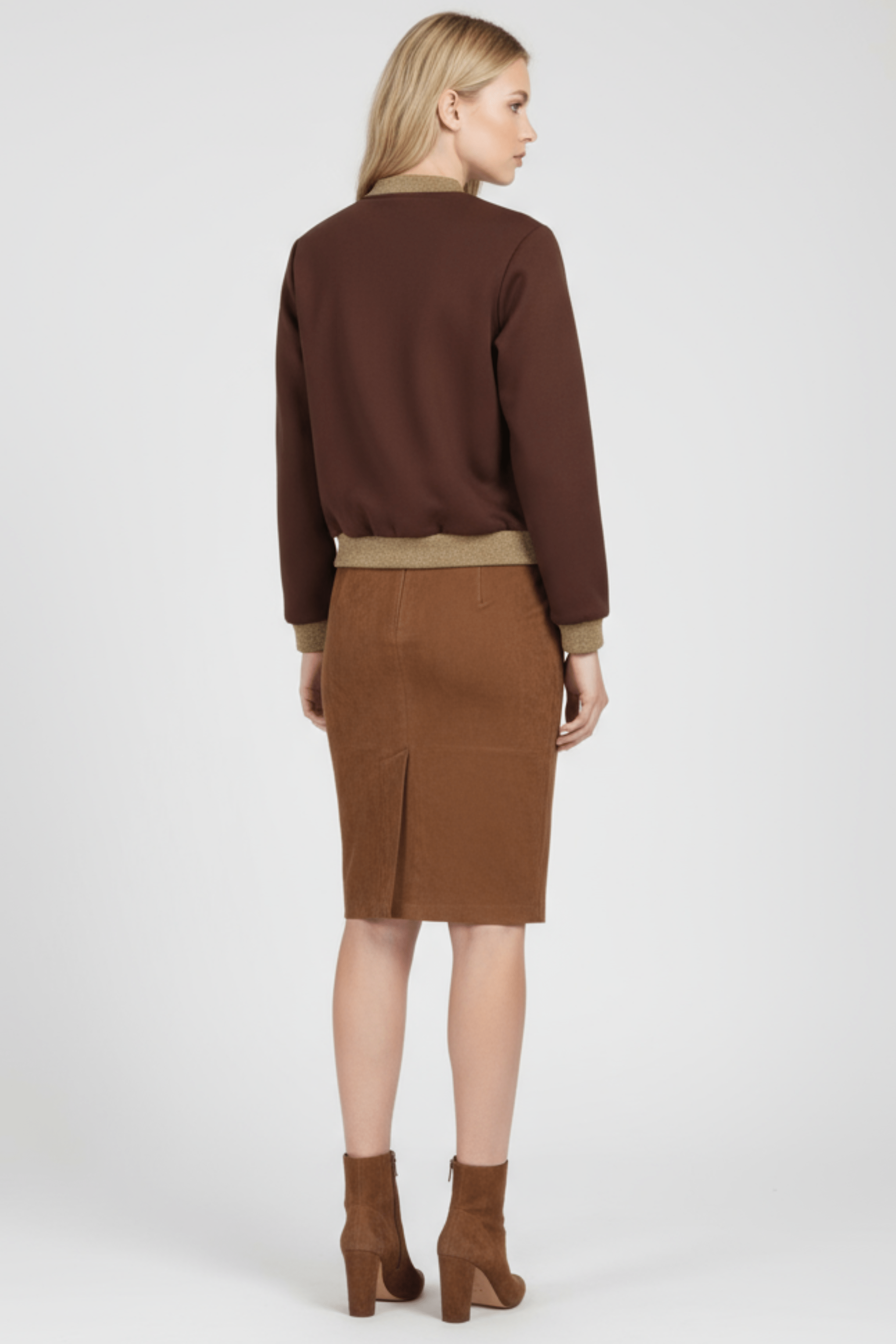 Chaqueta marron cremallera con detalles de broche mosca Lolitas&L - lolitasyl.com