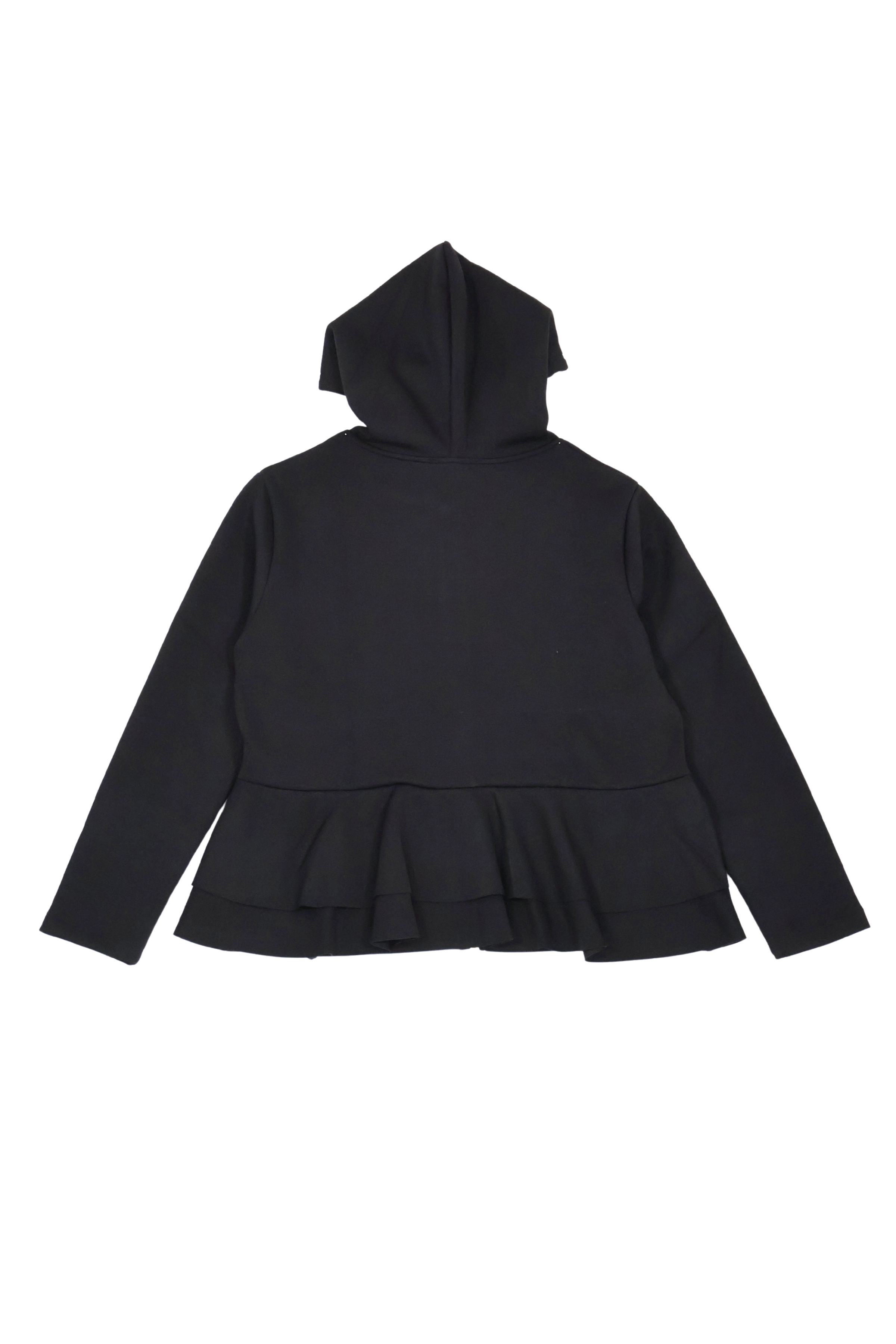 Chaqueta negra capucha con cremallera y manga larga Lolitas&L - lolitasyl.com