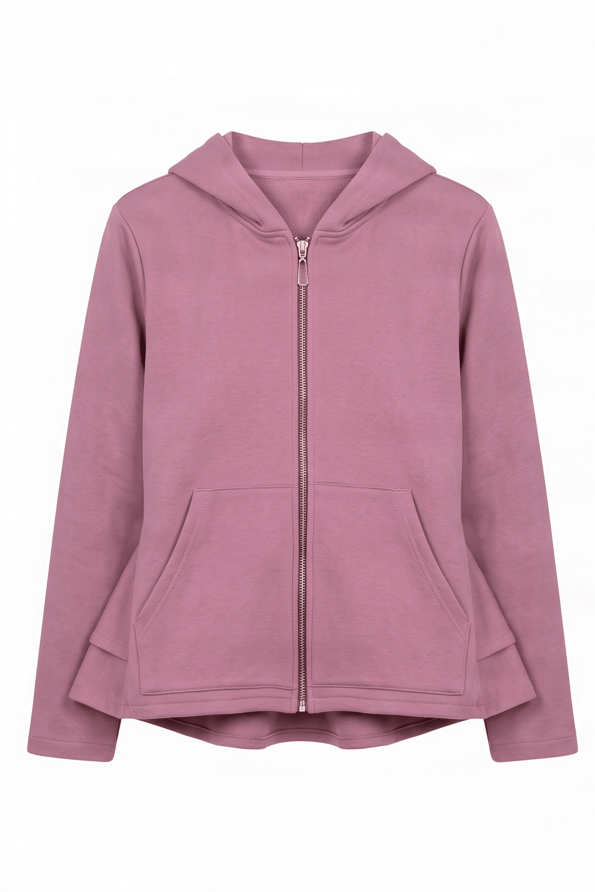 Chaqueta rosa capucha con cremallera y manga larga Lolitas&L - lolitasyl.com