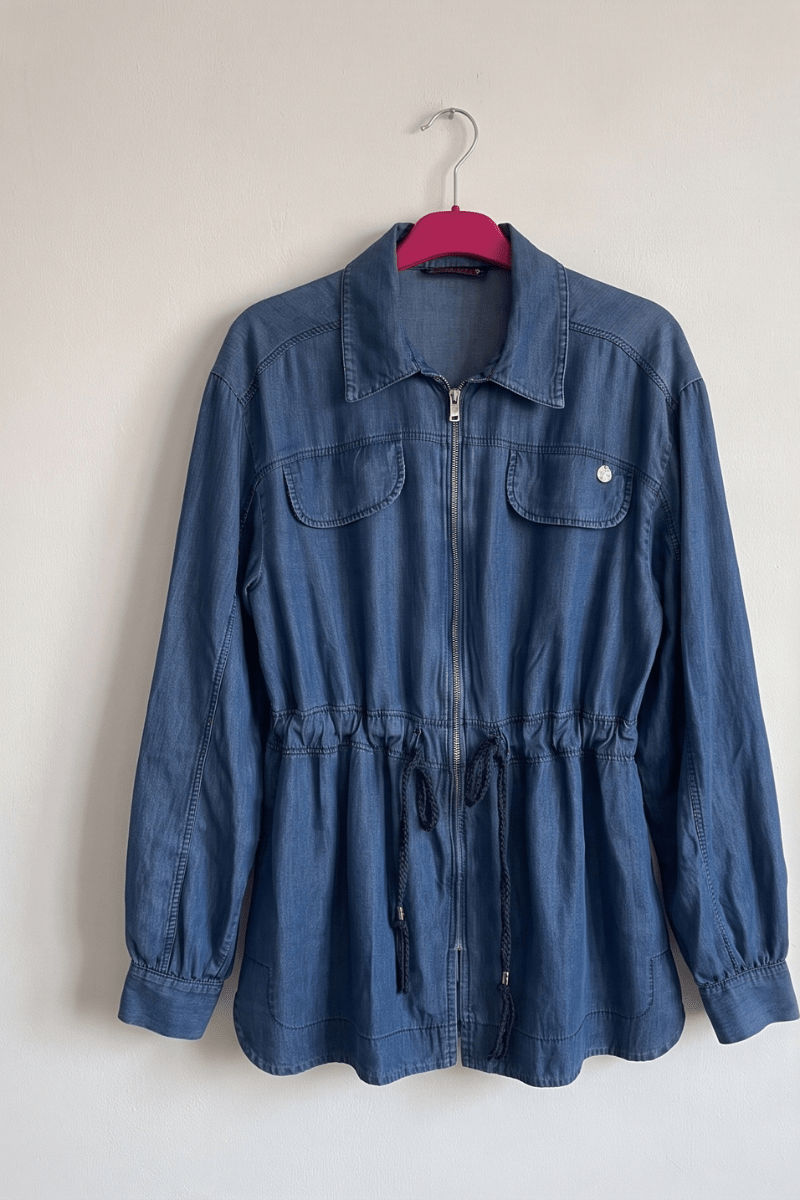 Chaqueta Vaquera Ajustable de Tencel Preloved - lolitasyl.com